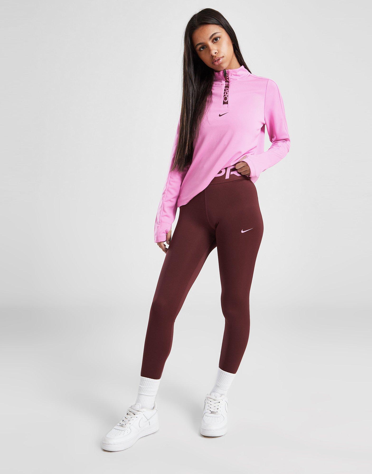 Nike Girls' Fitness Long Sleeve 1/2 Zip Top Junior