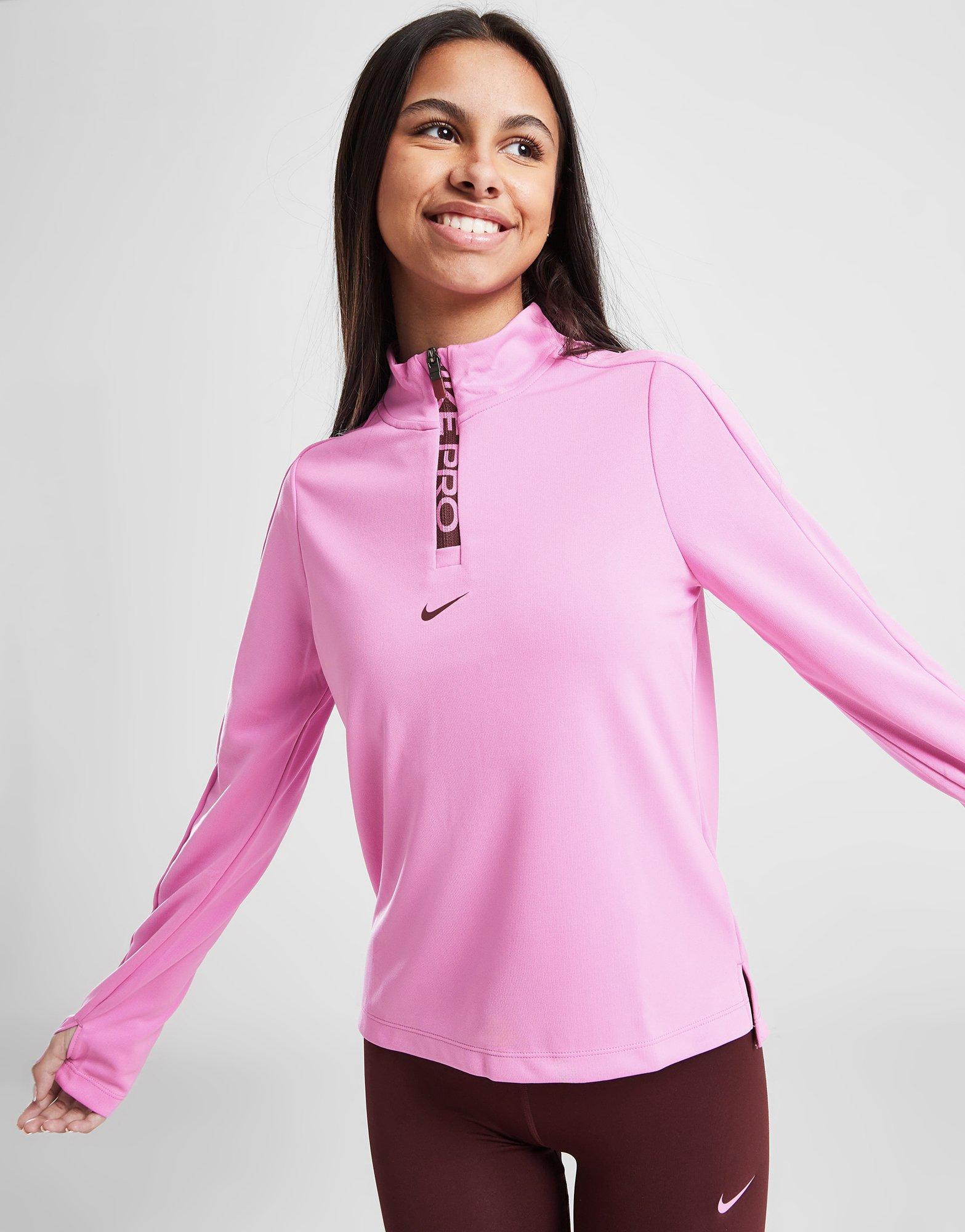 Nike Girls' Fitness Long Sleeve 1/2 Zip Top Junior