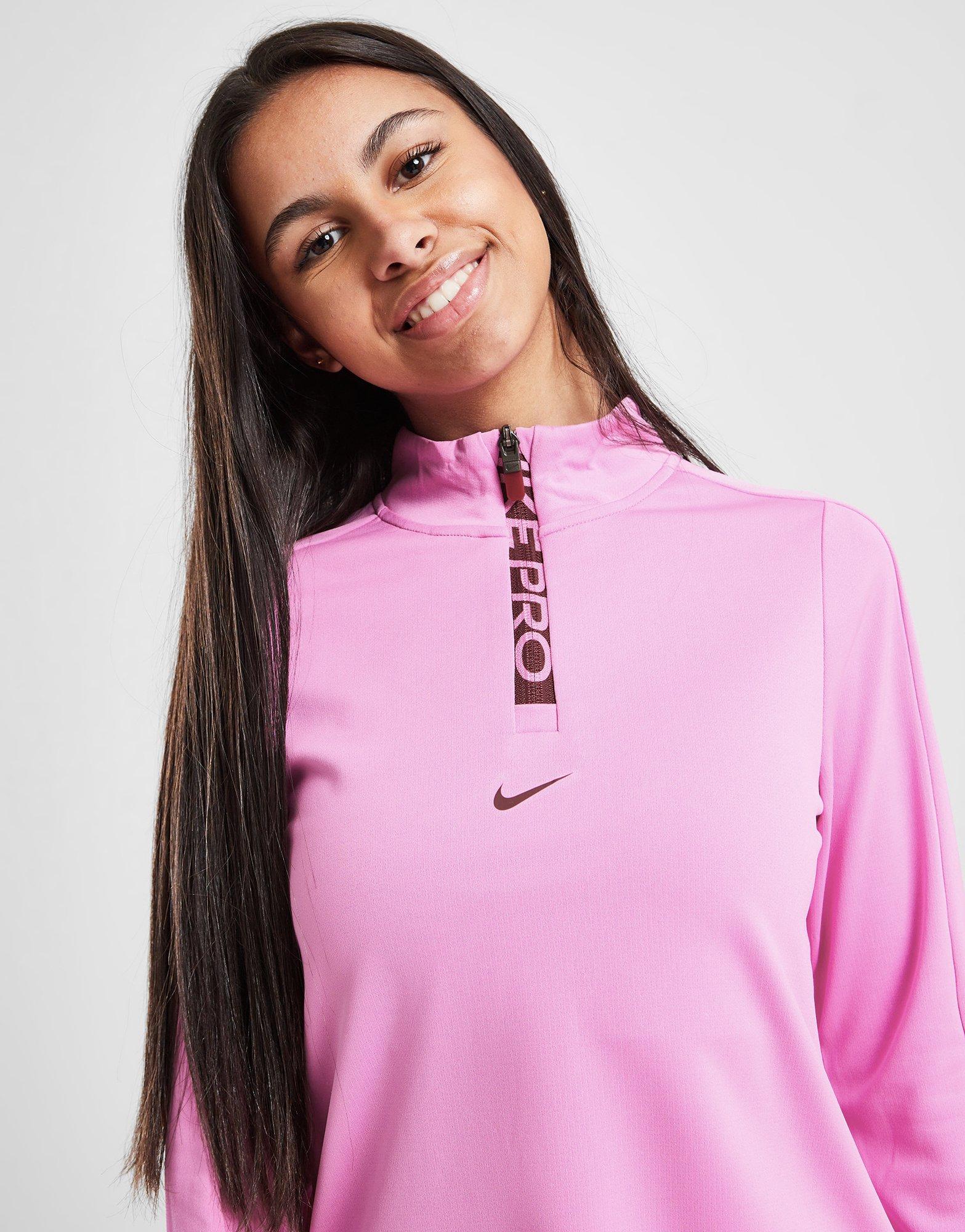Nike Girls' Fitness Long Sleeve 1/2 Zip Top Junior