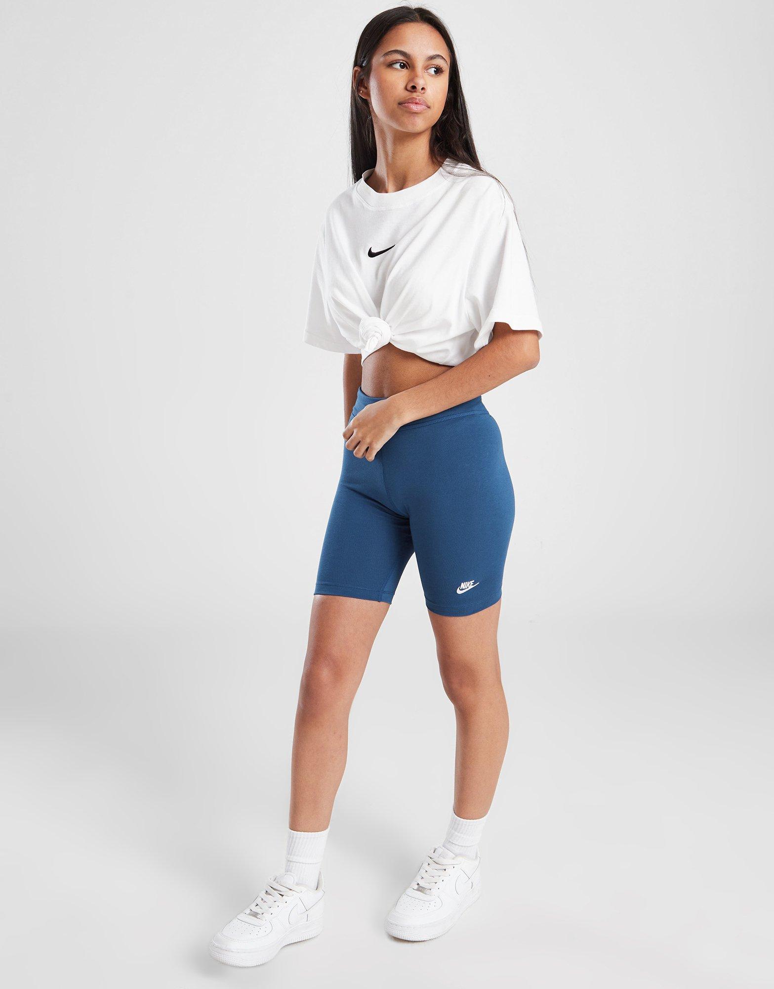 Nike Girls' Bike Shorts em Azul