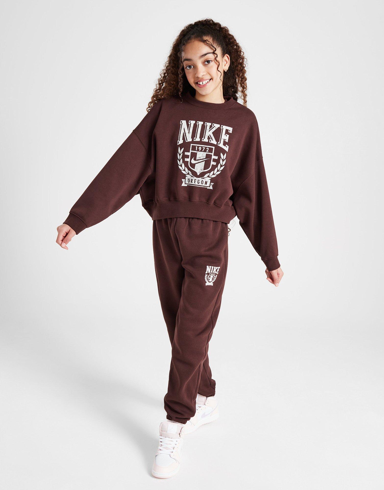 Nike Girls' Trend Fleece Crew Sweatshirt Junior