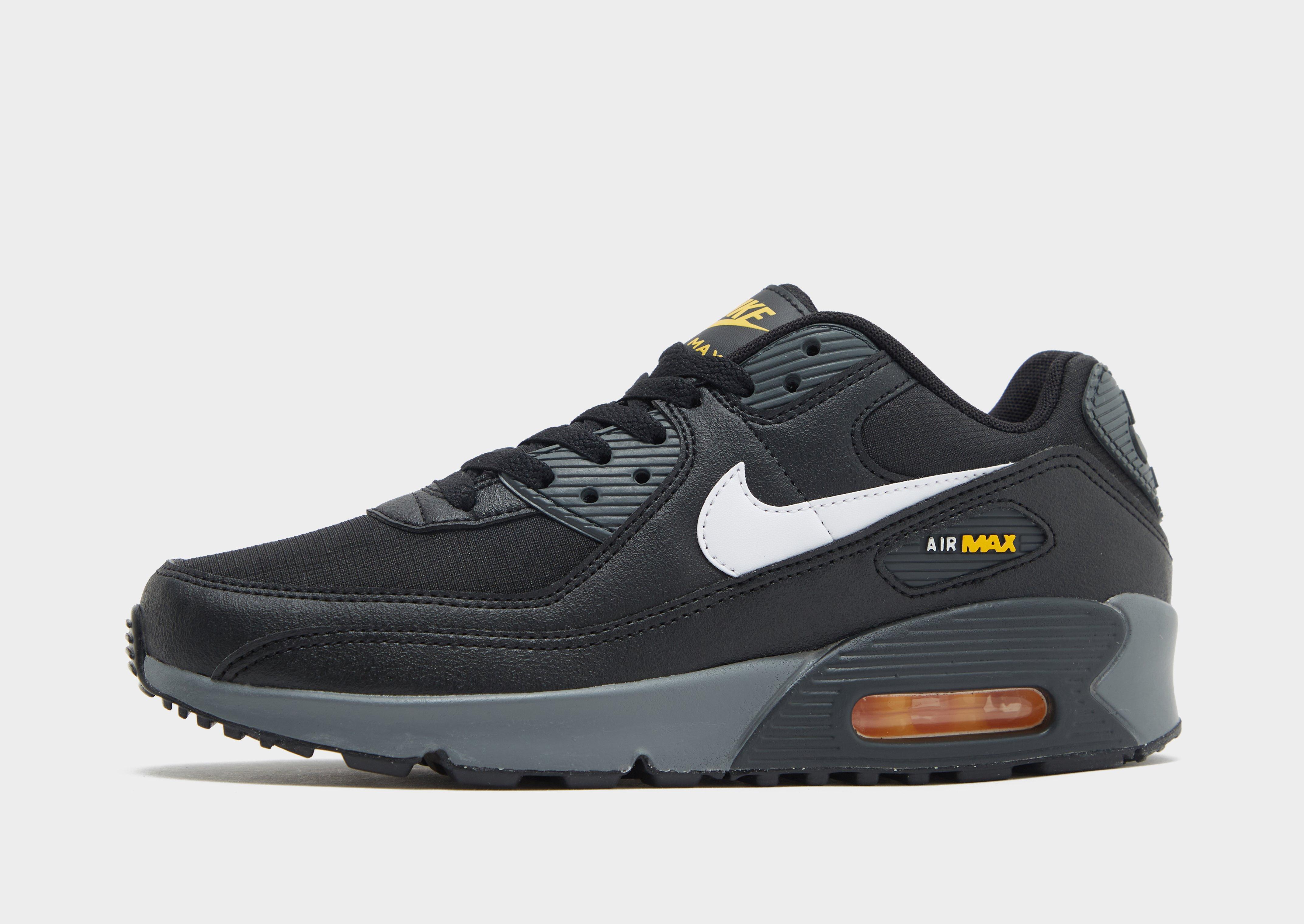 Black Nike Air Max 90 Leather Junior | JD Sports UK