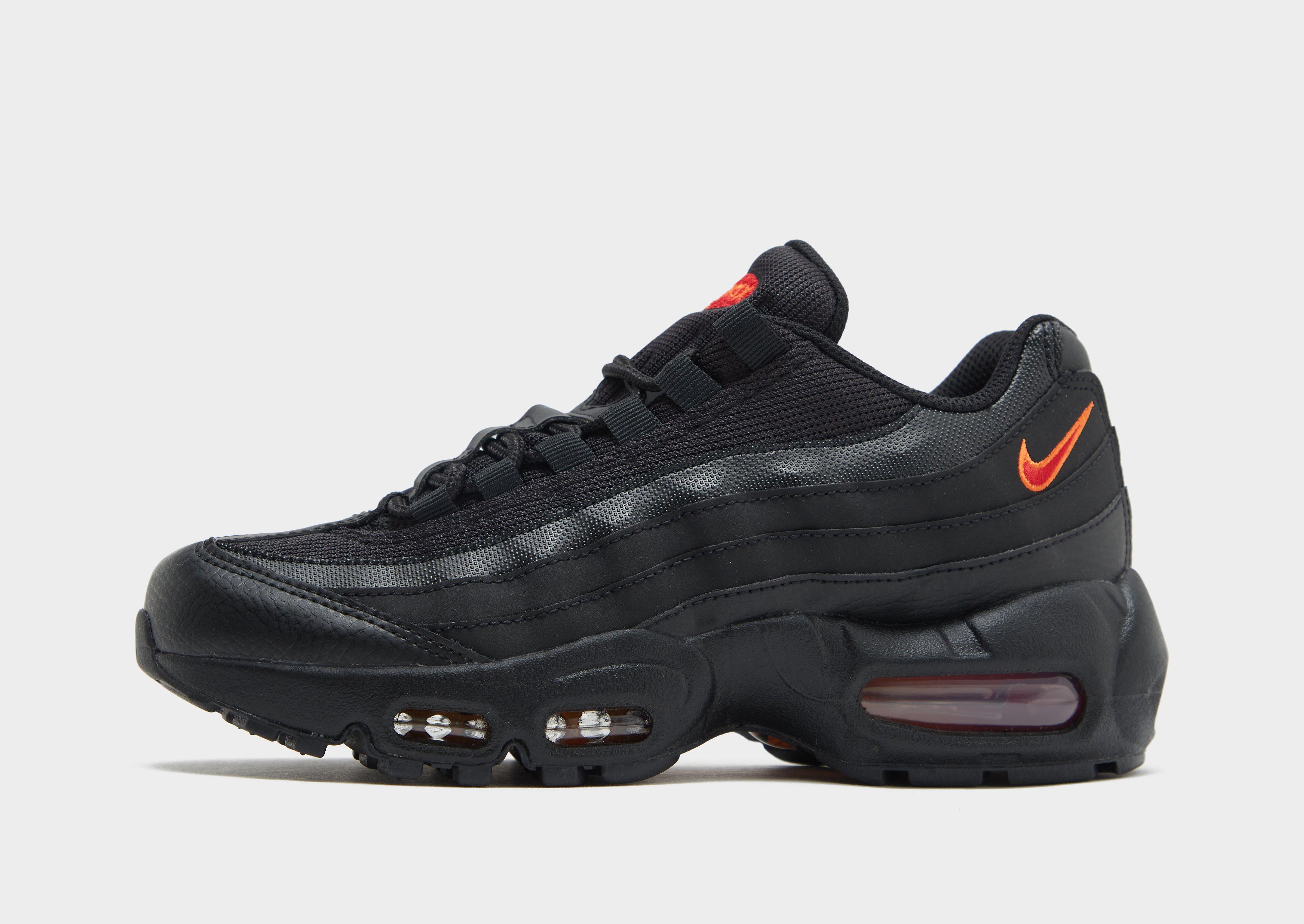 Black nike air max 95 hot sale junior