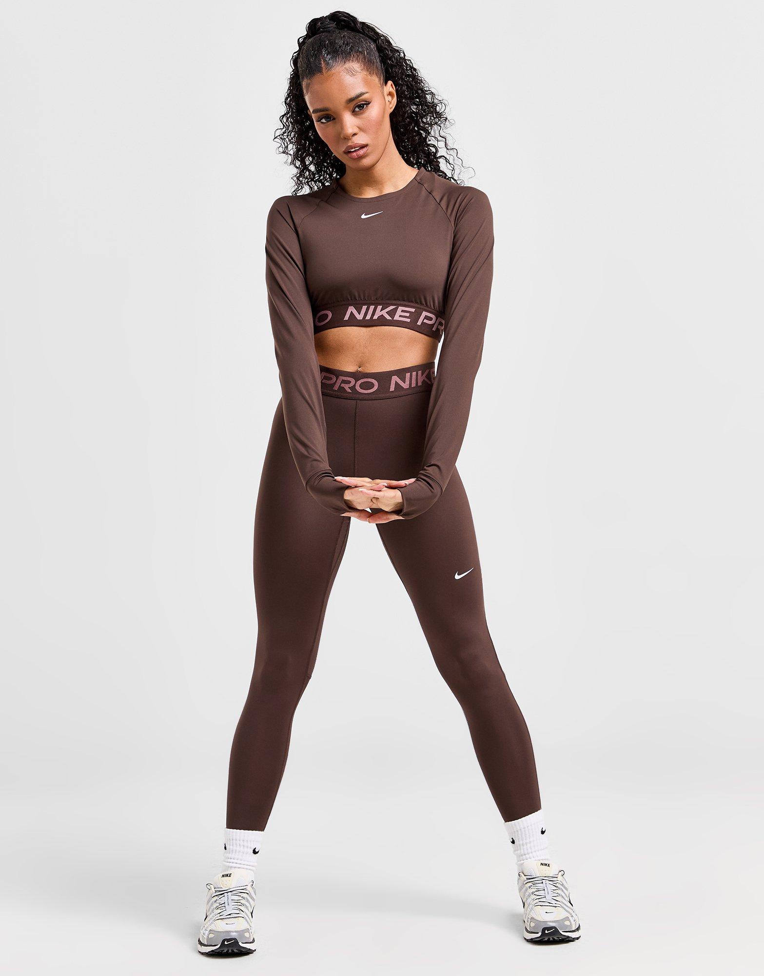Nike Training Pro Long Sleeve Crop Top