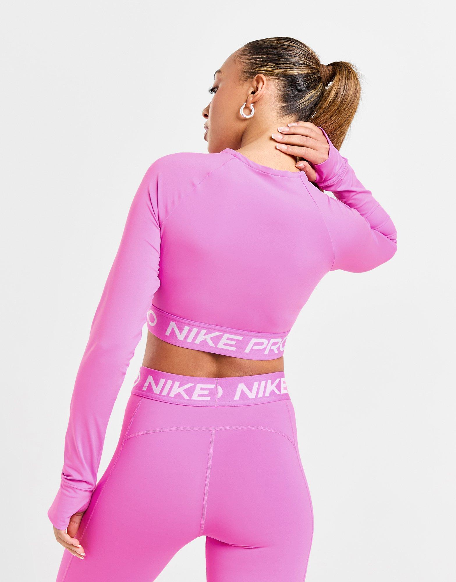 Nike Training Pro Long Sleeve Crop Top