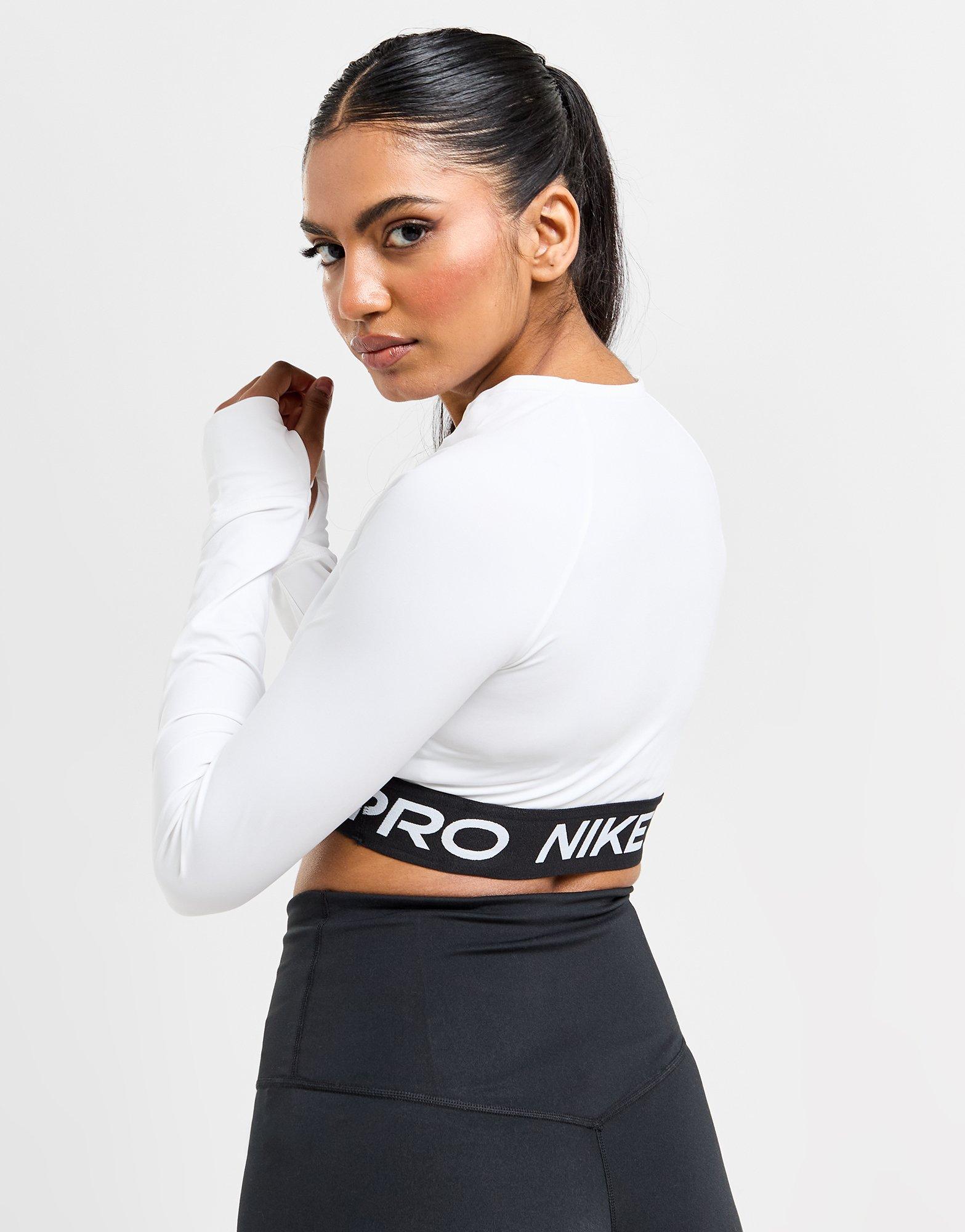 Nike Training Pro Long Sleeve Crop Top