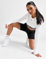 Nike Training Pro Long Sleeve Crop Top