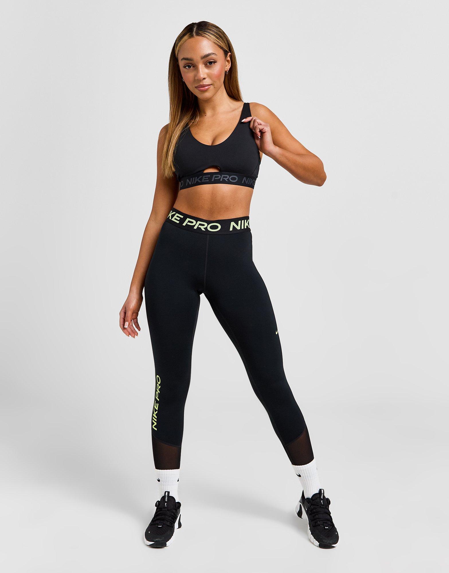 Nike Womens Pro Indy Sports Bra Black Heather/Black 620273-032