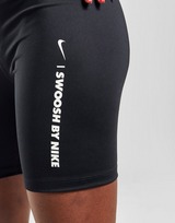 Nike กางเกงขาสั้นผู้หญิง One High-Waisted 7" Biker