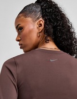 Nike Dri-FIT damestop met lange mouwen One Fitted