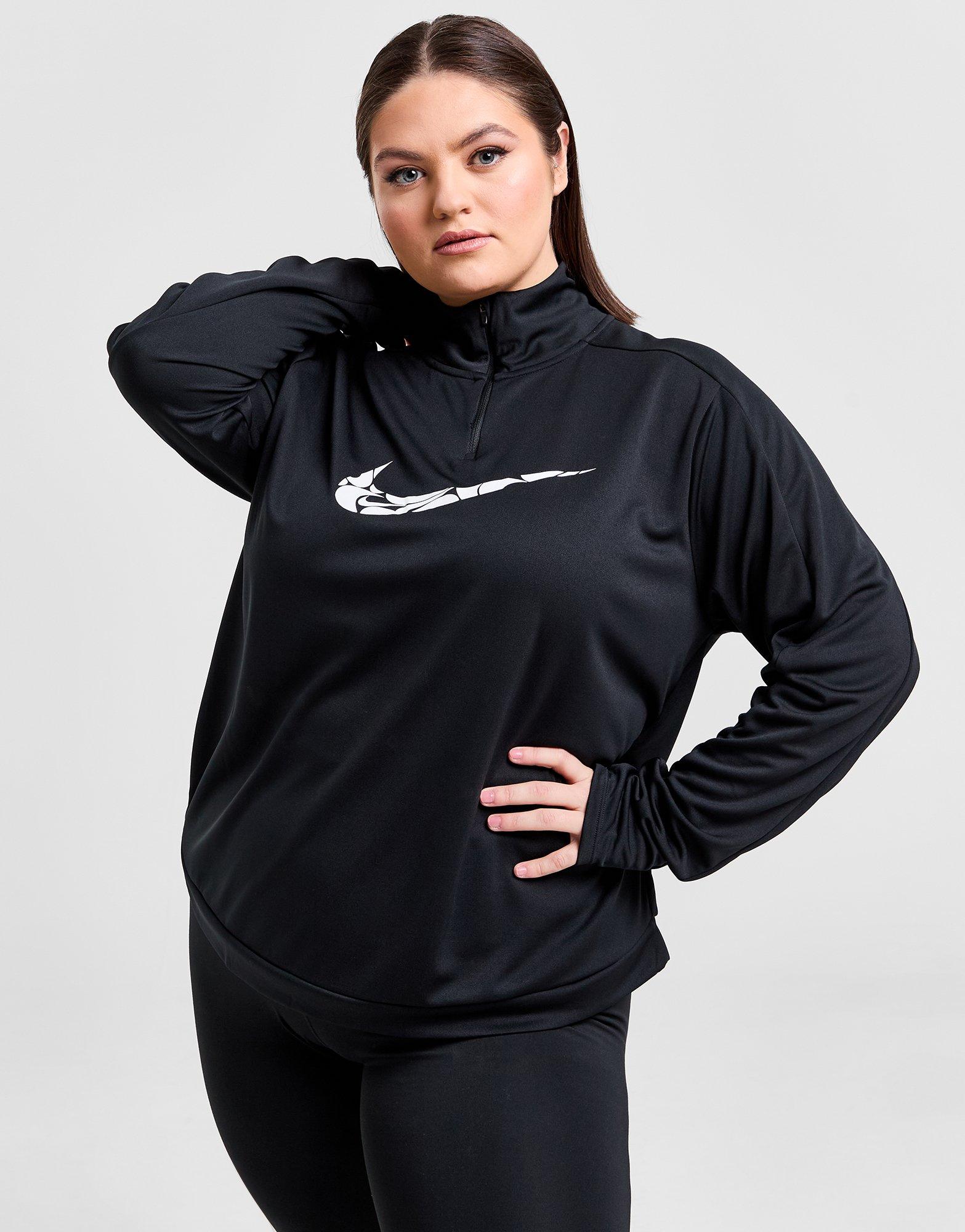 Nike Plus Size Swoosh 1/4 Zip Top