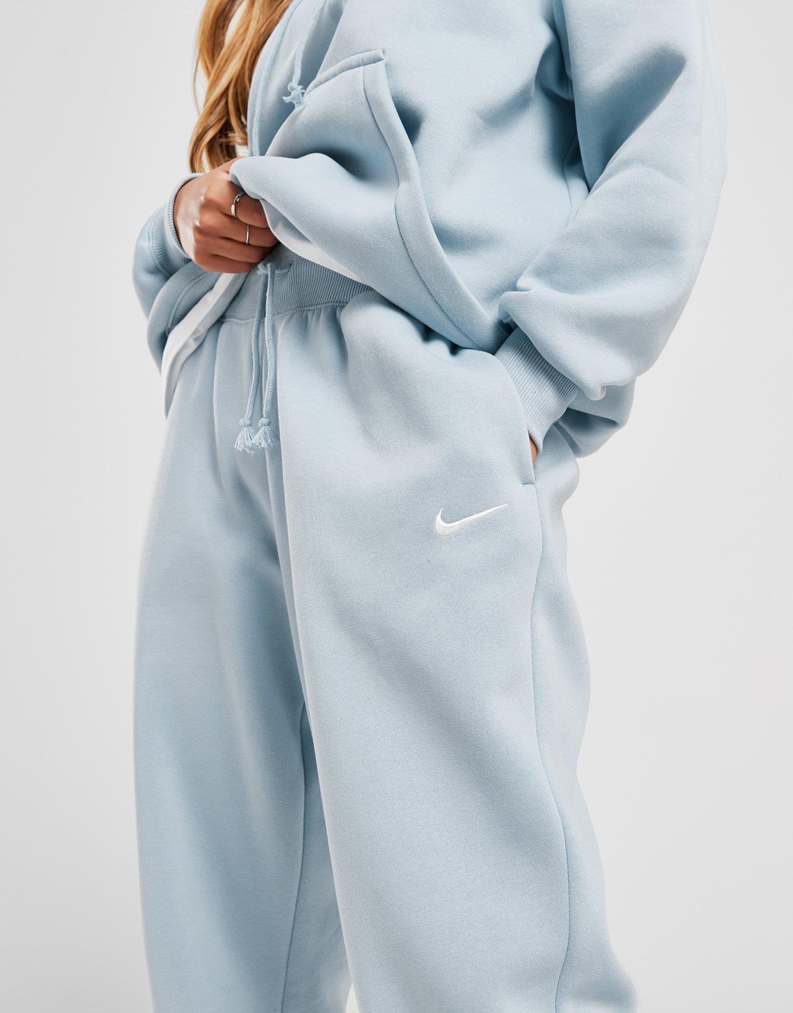 Grey Nike Phoenix Fleece Oversized Joggers JD Sports UK