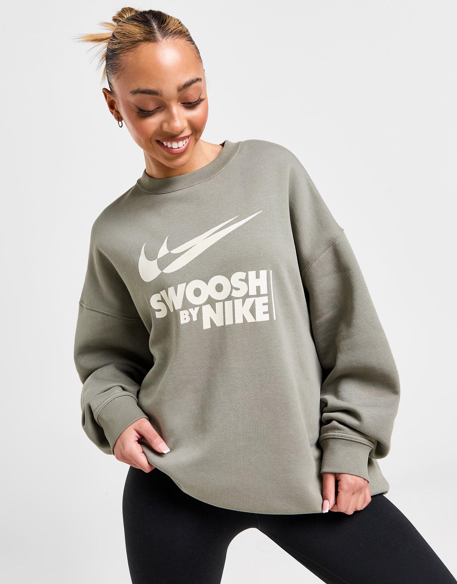 Nike Swoosh Oversized Crew Sweatshirt