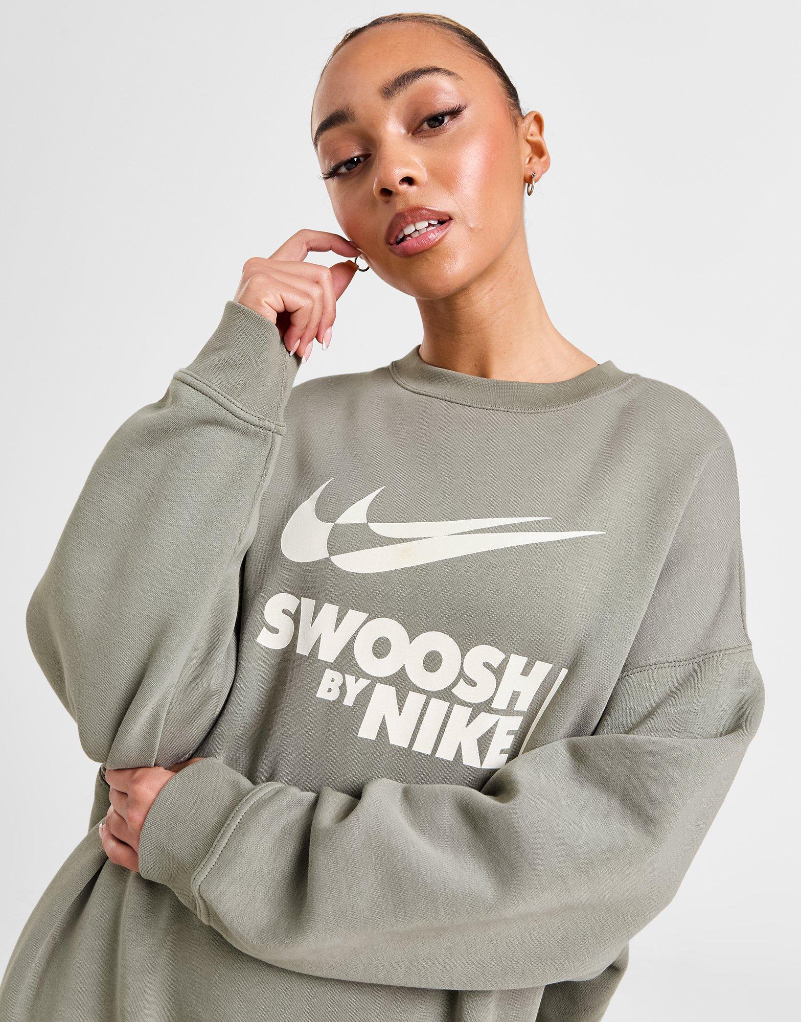 Nike Swoosh Oversized Crew Sweatshirt