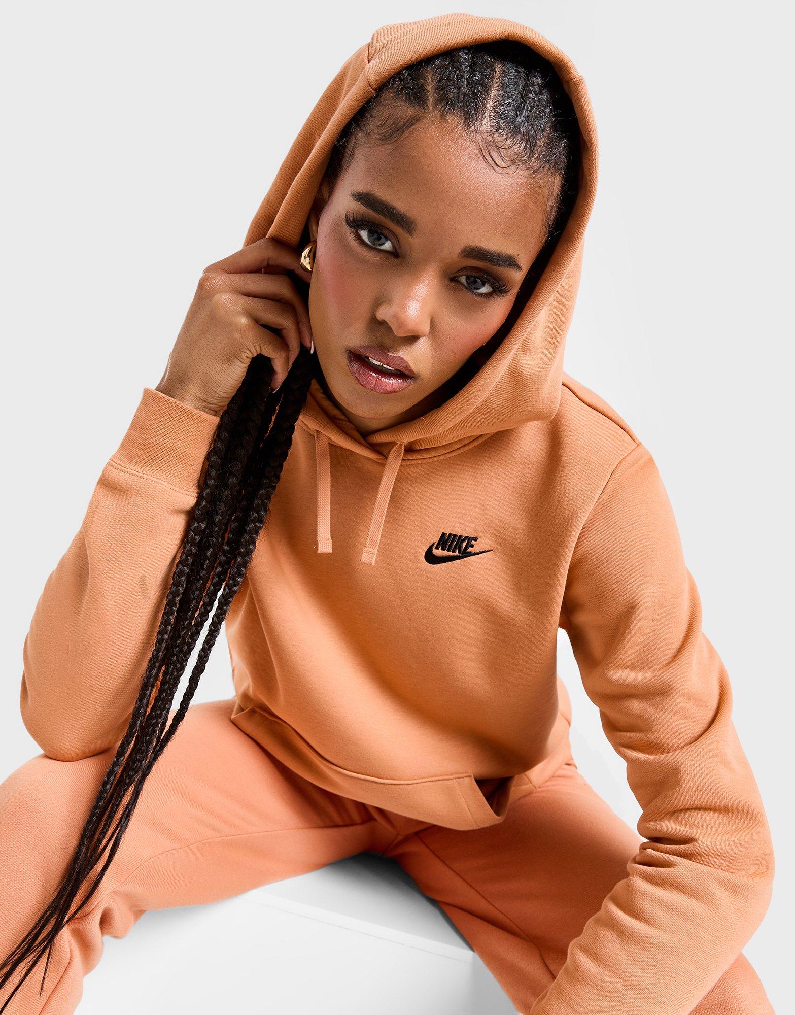 Orange Nike Sportswear Club Fleece Overhead Hoodie JD Sports UK