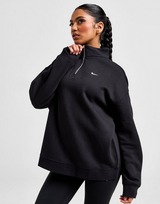 Nike Swoosh Fleece Oberteil mit Viertelreißverschluss