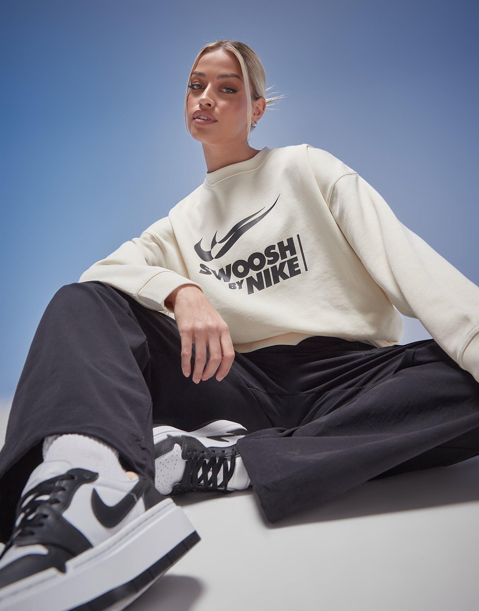 Nike Swoosh Oversized Crew Sweatshirt