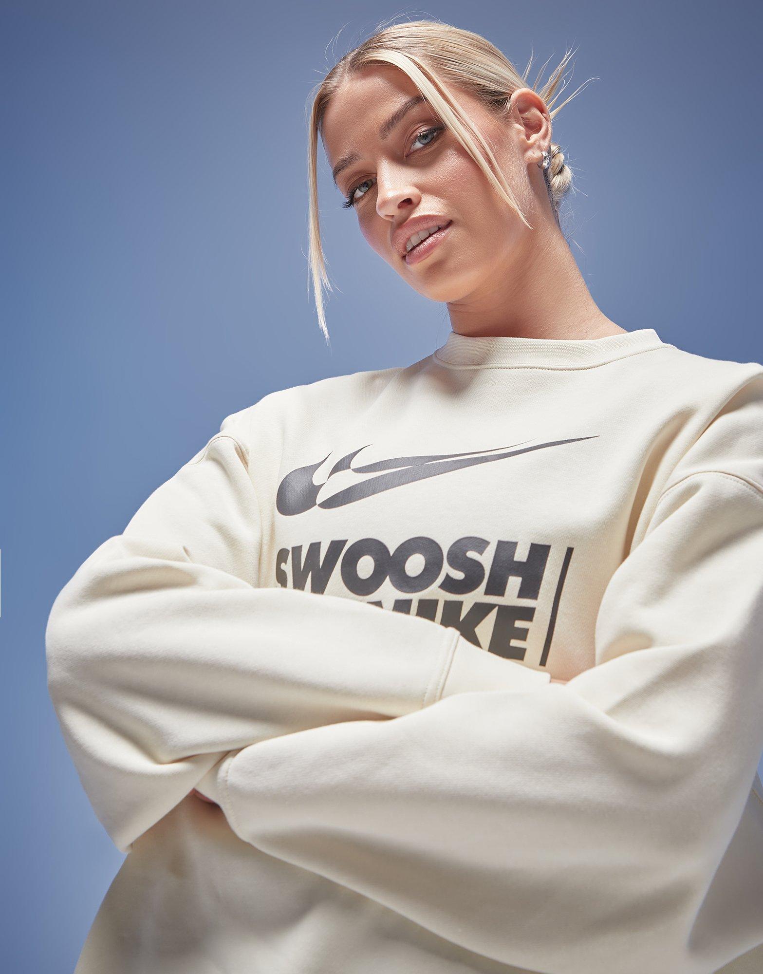 Nike Swoosh Oversized Crew Sweatshirt
