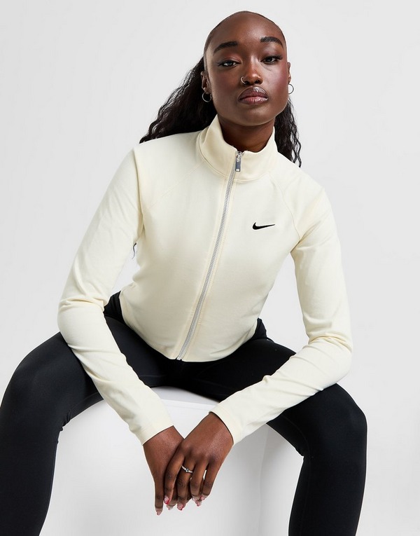 Nike Felpa Crop Zip Completa a costine Trend