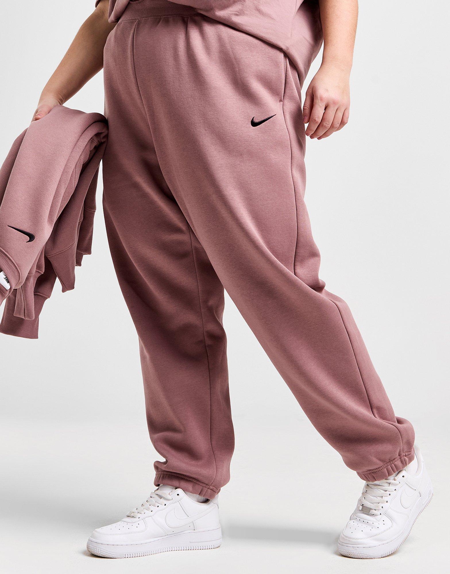 Pink Nike Plus Size Phoenix Fleece Oversized Joggers - JD Sports Ireland