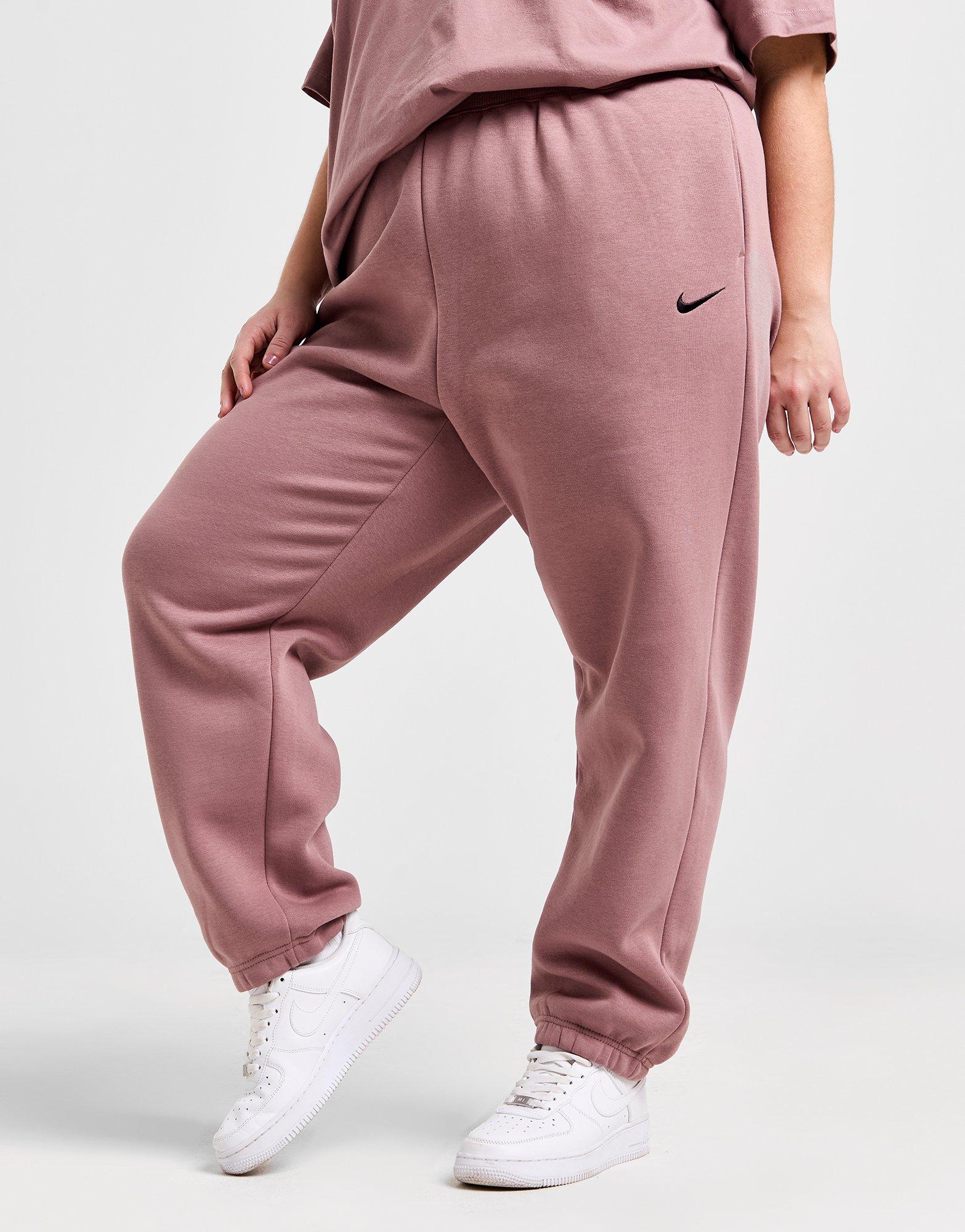 Pink Nike Plus Size Phoenix Fleece Oversized Joggers - JD Sports Ireland