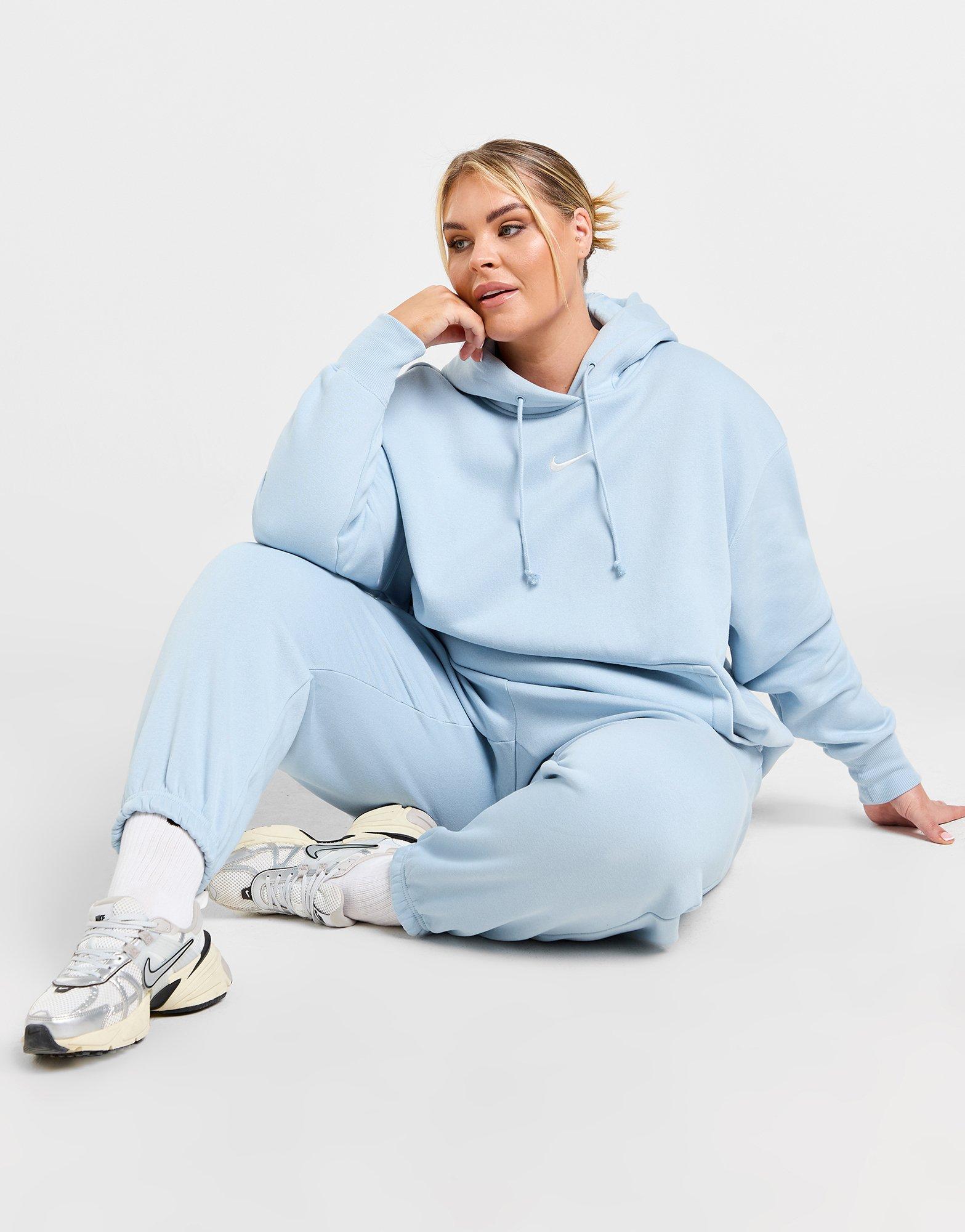 Blue Nike Plus Size Phoenix Oversized Overhead Hoodie - JD Sports Global