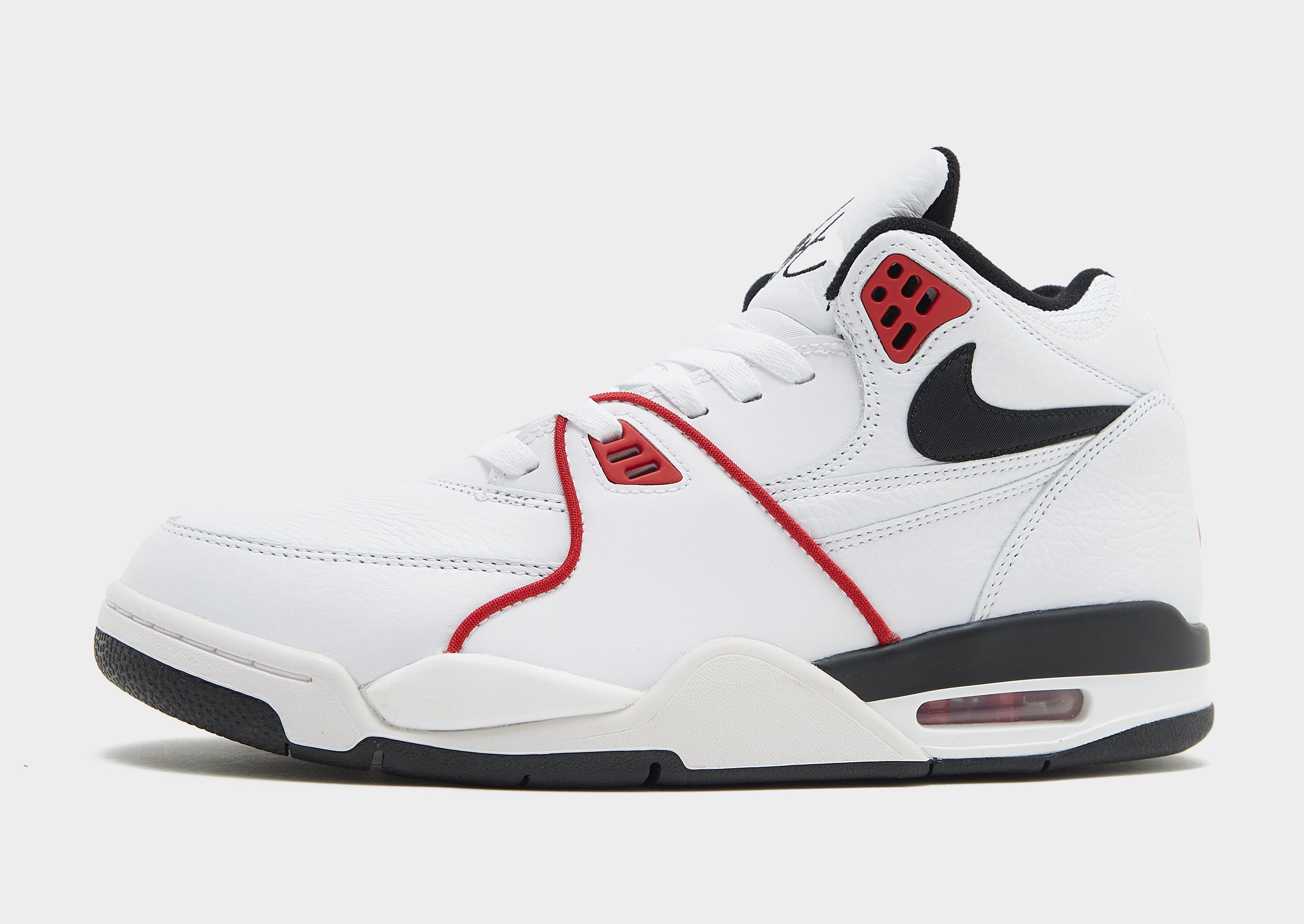 Nike air flight white red on sale