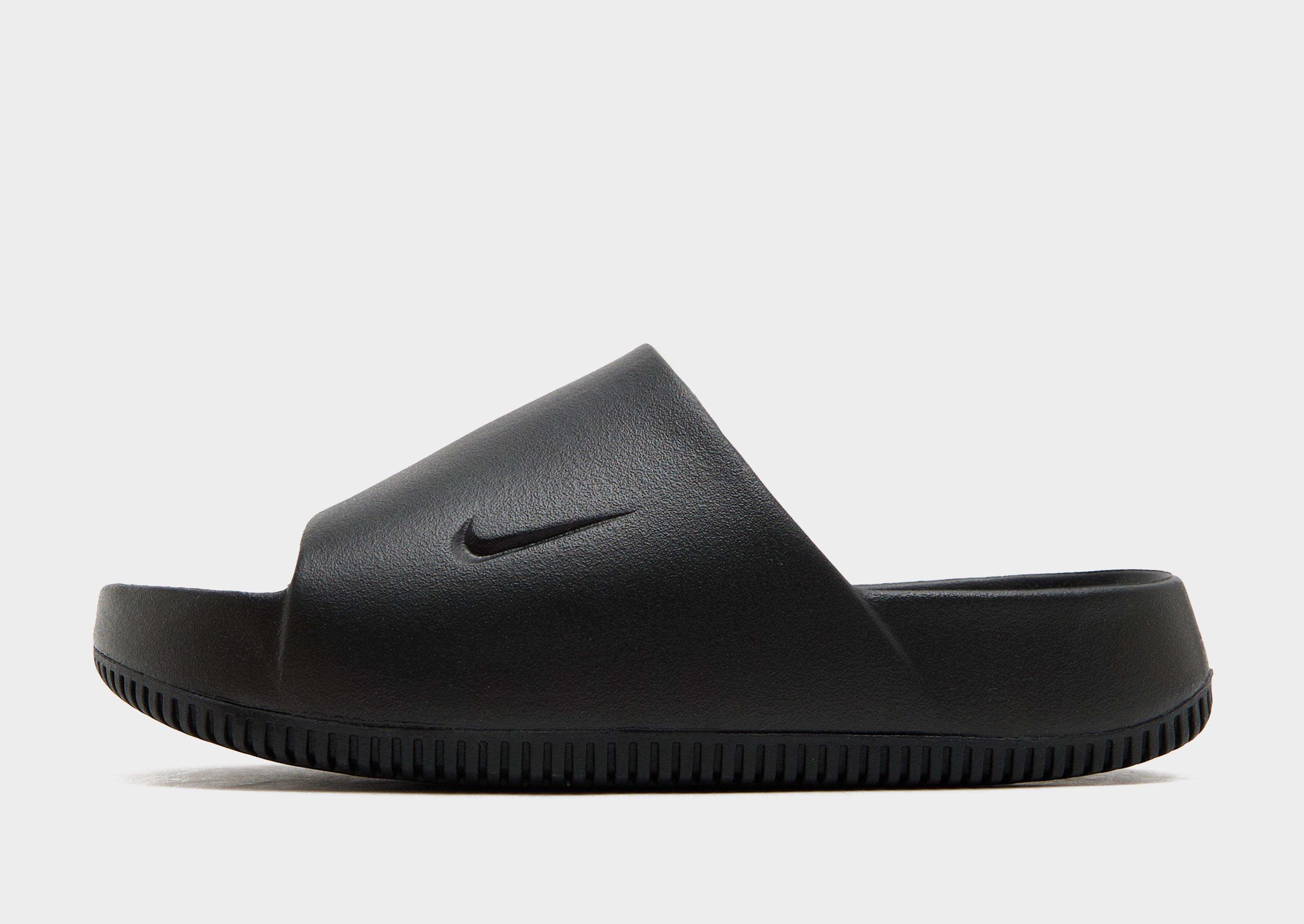 Black Nike Calm Slides Women's