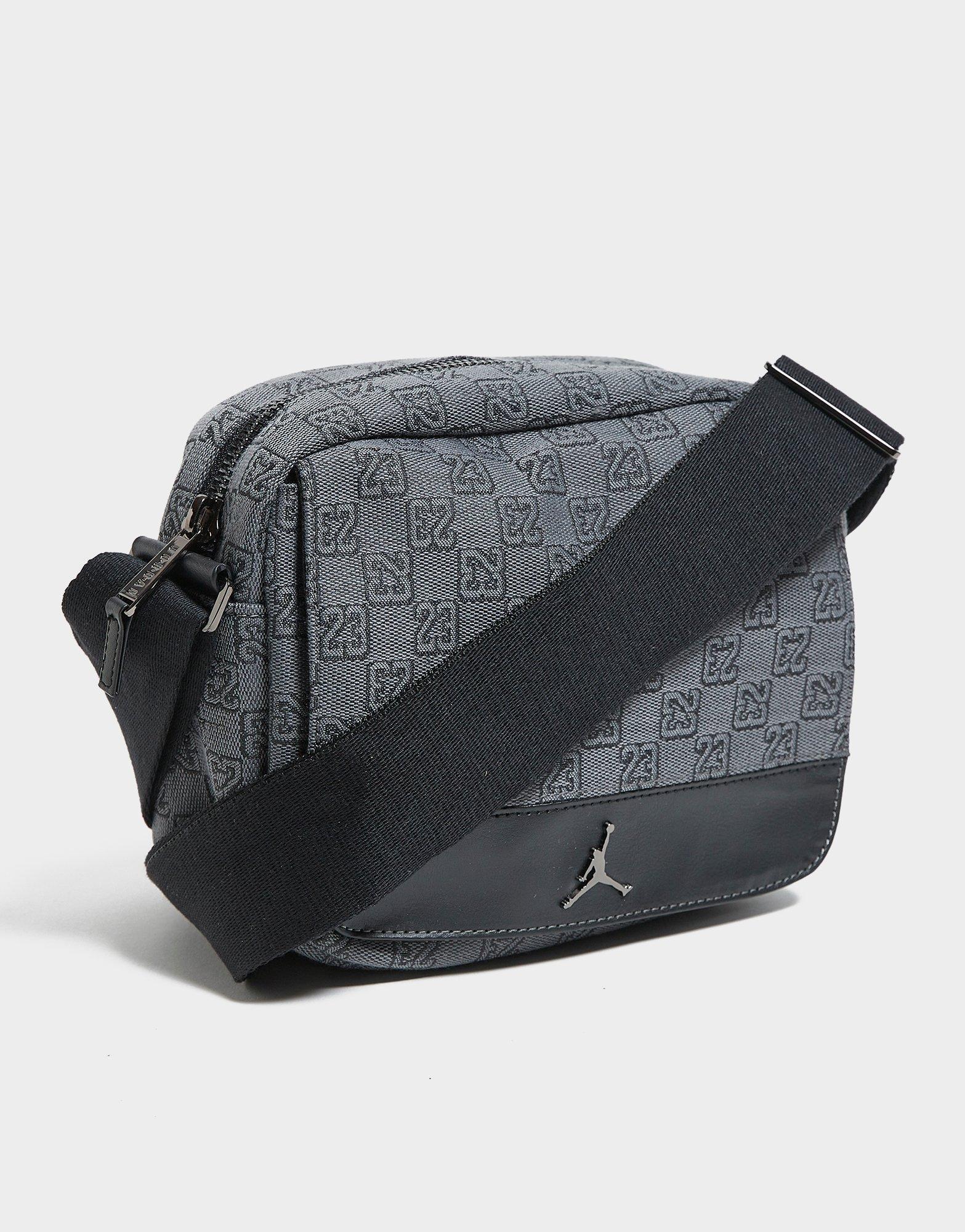 Grey Jordan Monogram Messenger Bag - JD Sports Global