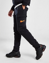 Nike Pantaloni della Tuta Cargo in Pile Double Swoosh da Ragazzo