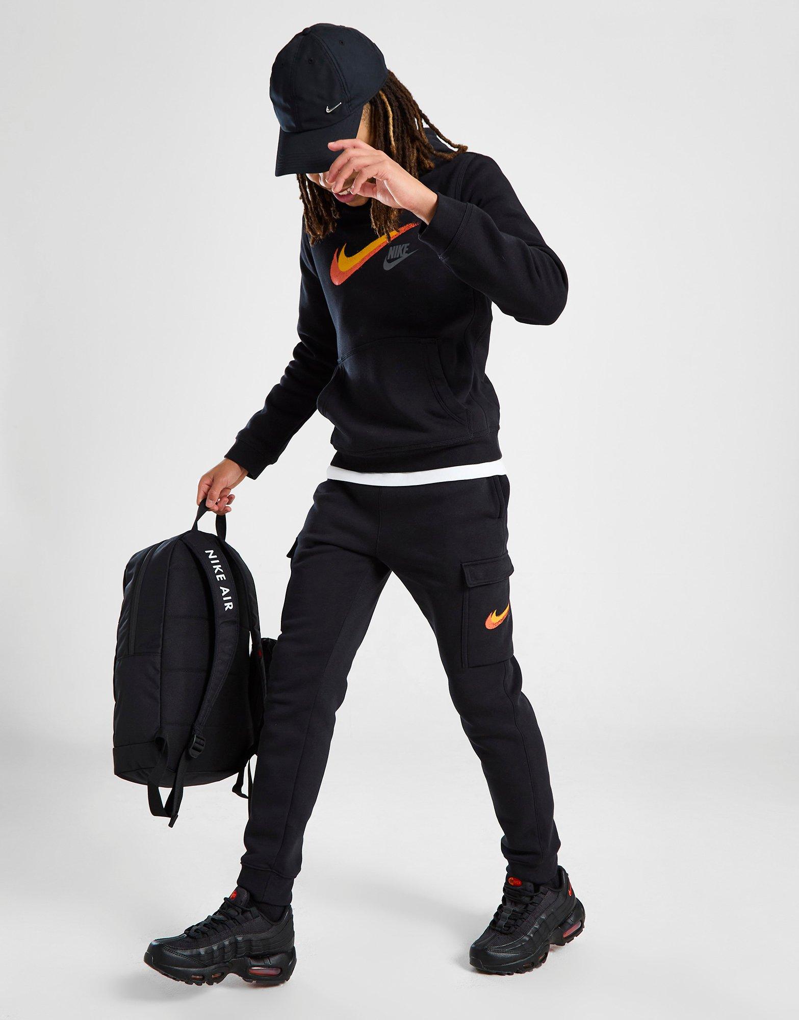 Nike Double Swoosh Fleece Cargo Joggers Junior