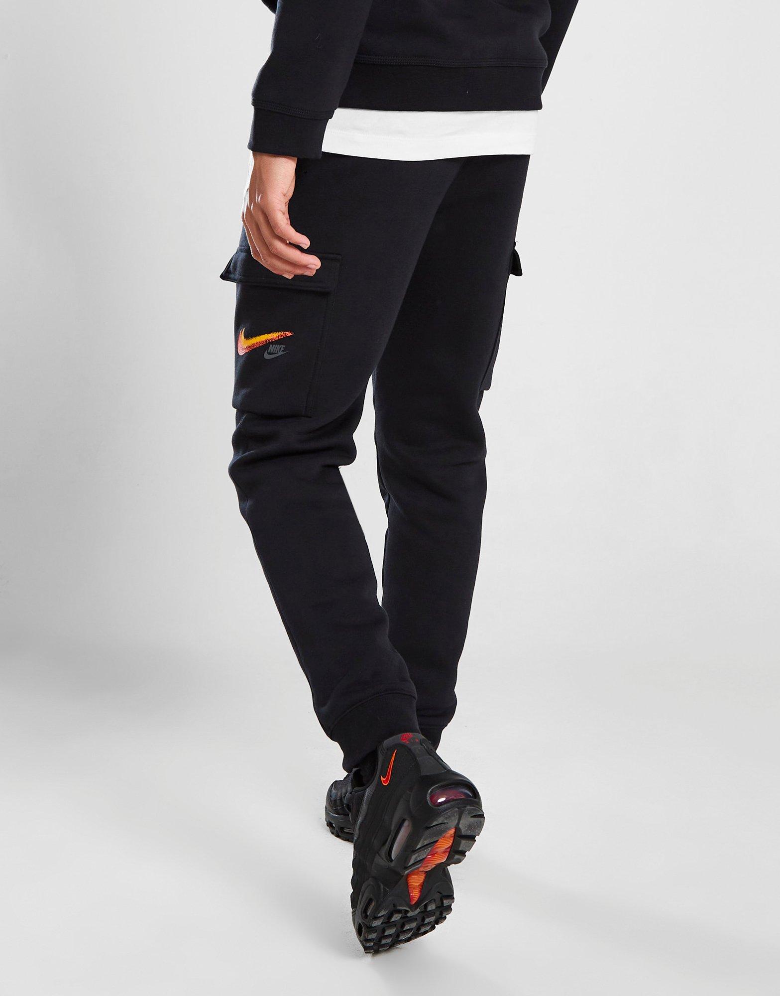 Nike Double Swoosh Fleece Cargo Joggers Junior
