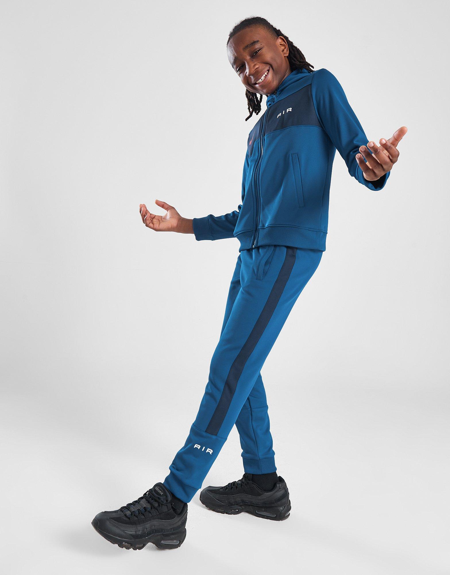 Blue nike hotsell air tracksuit