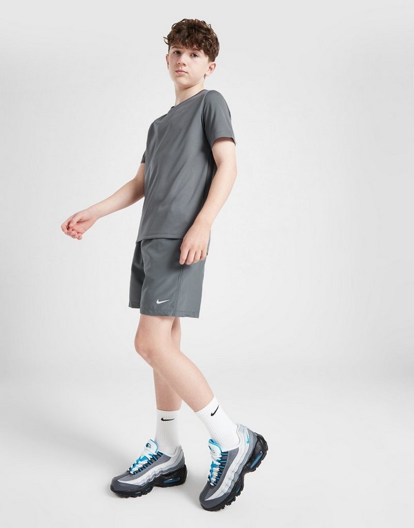 Grey Nike Dri-FIT Multi Woven Shorts Junior