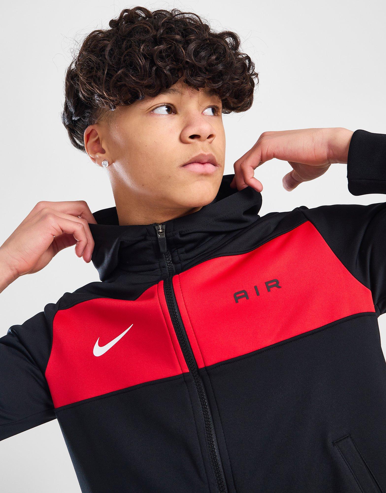 Black Nike Air Swoosh Full Zip Hoodie Junior | JD Sports UK