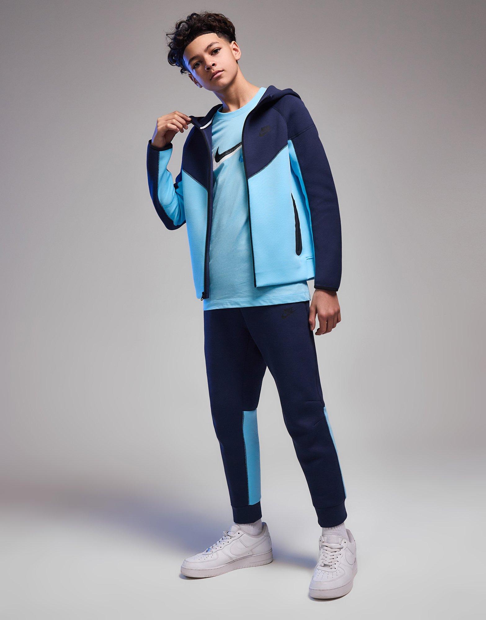 Blue Nike Tech Fleece Joggers Junior - JD Sports Global