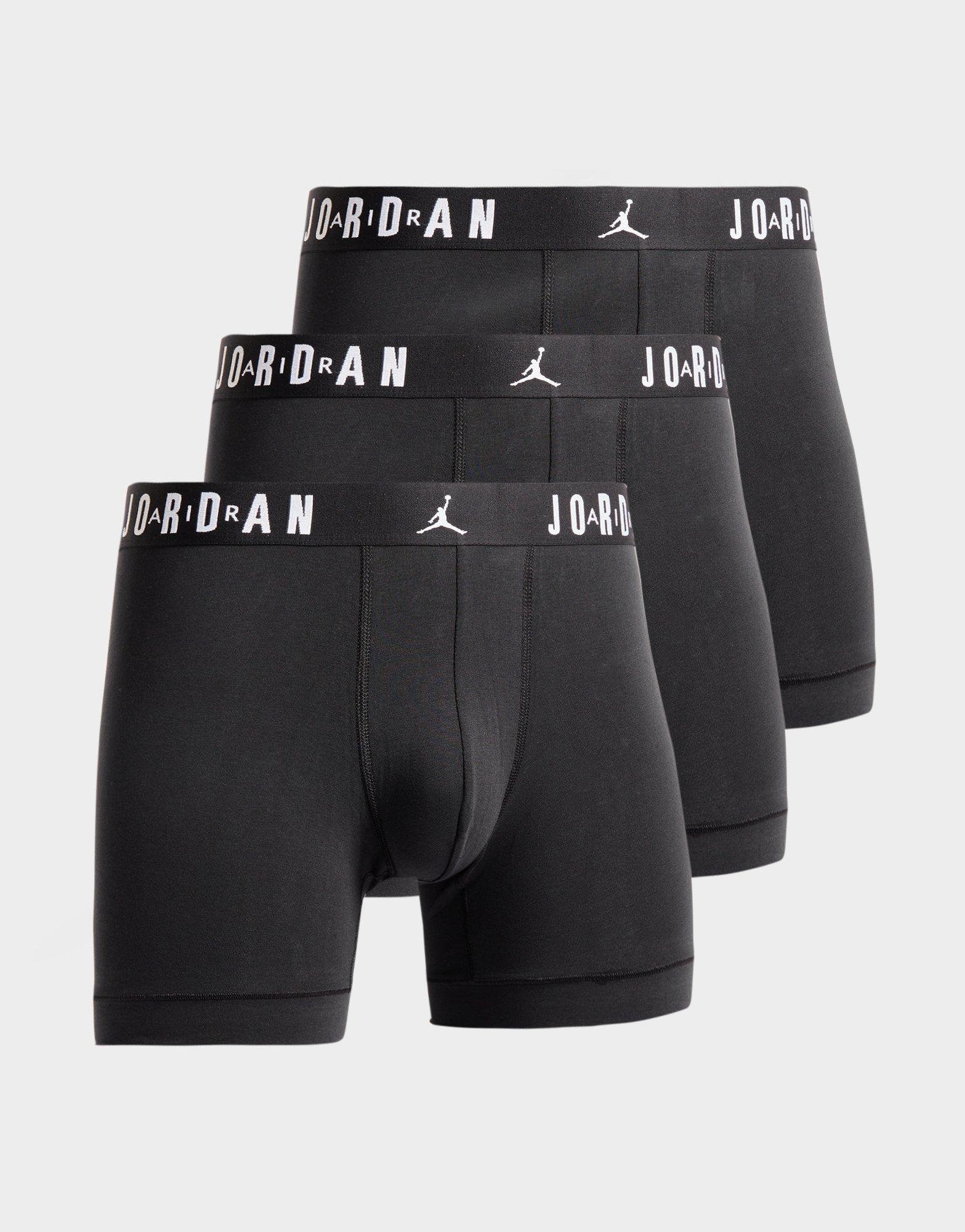 Black Jordan 3-Pack Boxers | JD Sports UK