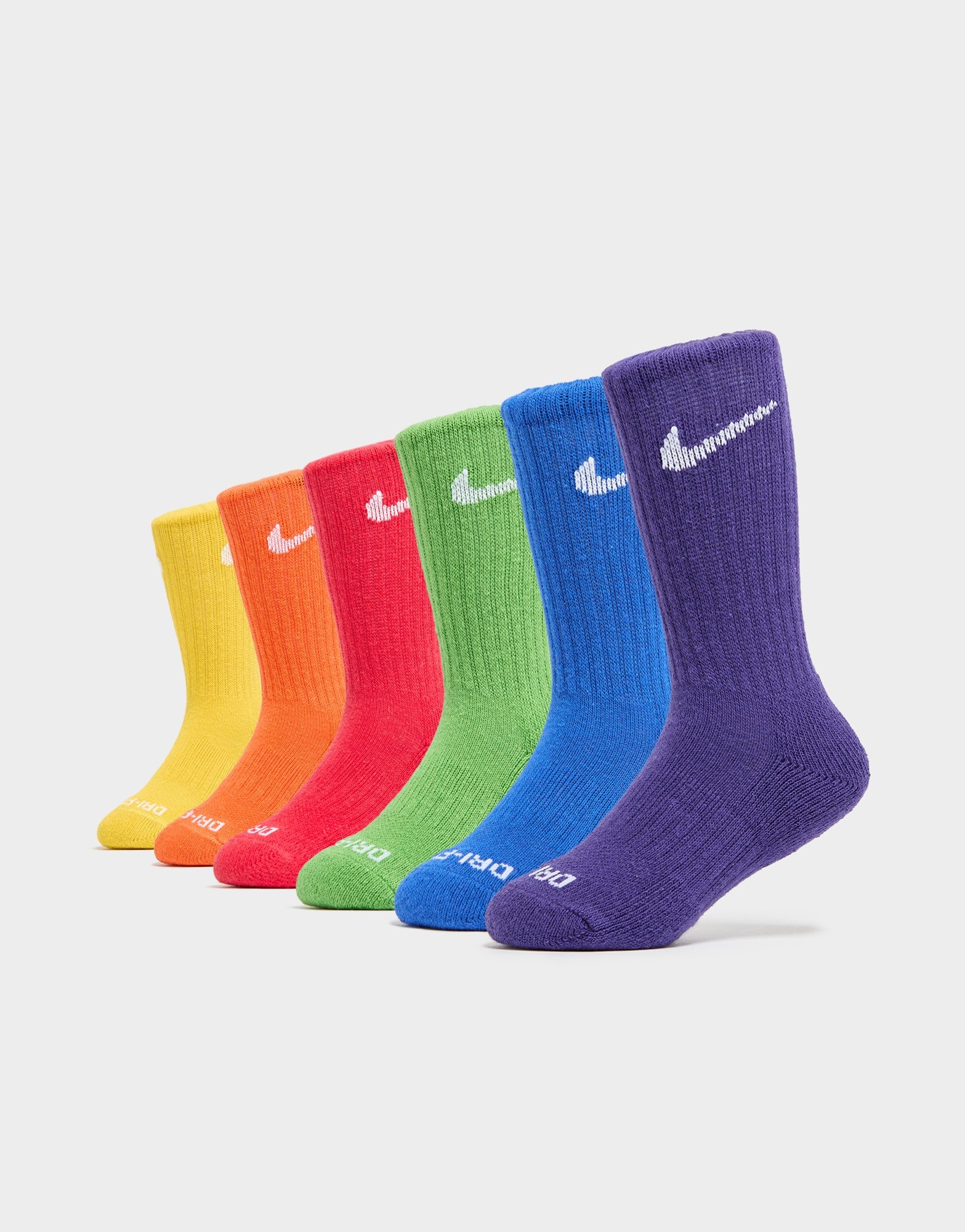 Multi Nike 6-Pack Crew Socks Children | JD Sports UK