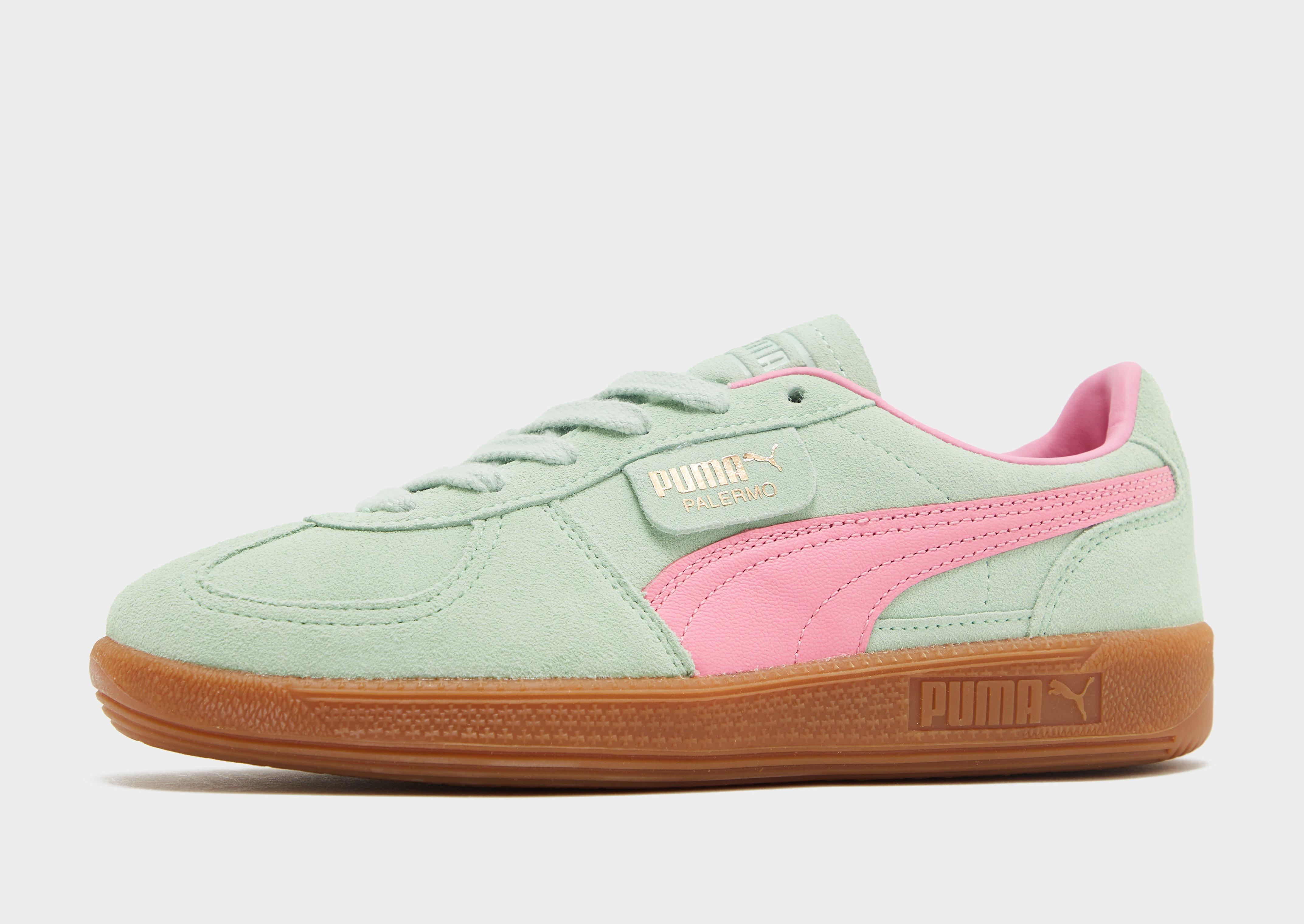 Zapatillas deportivas rosas y verdes Palermo Special de PUMA