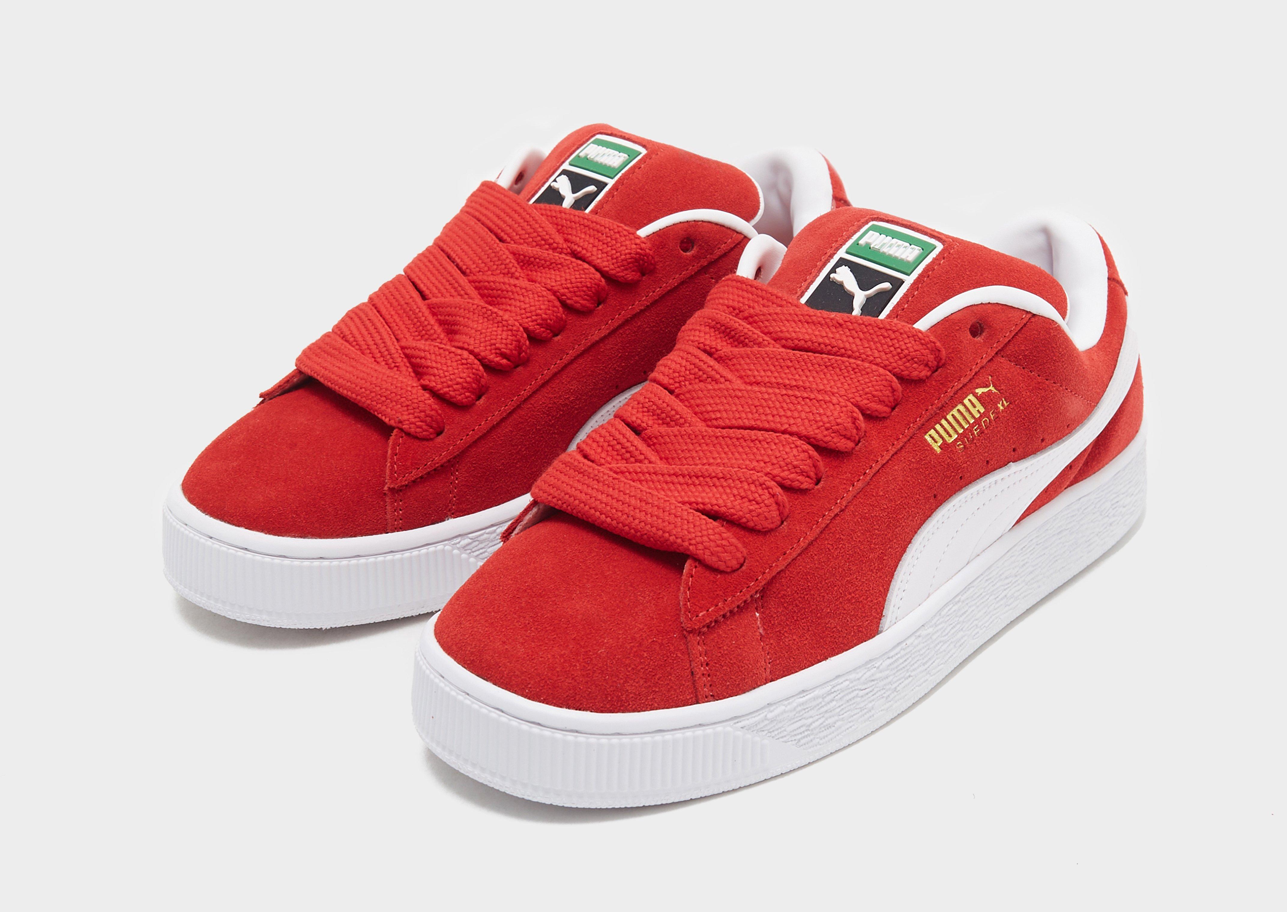 Puma suede red canada best sale