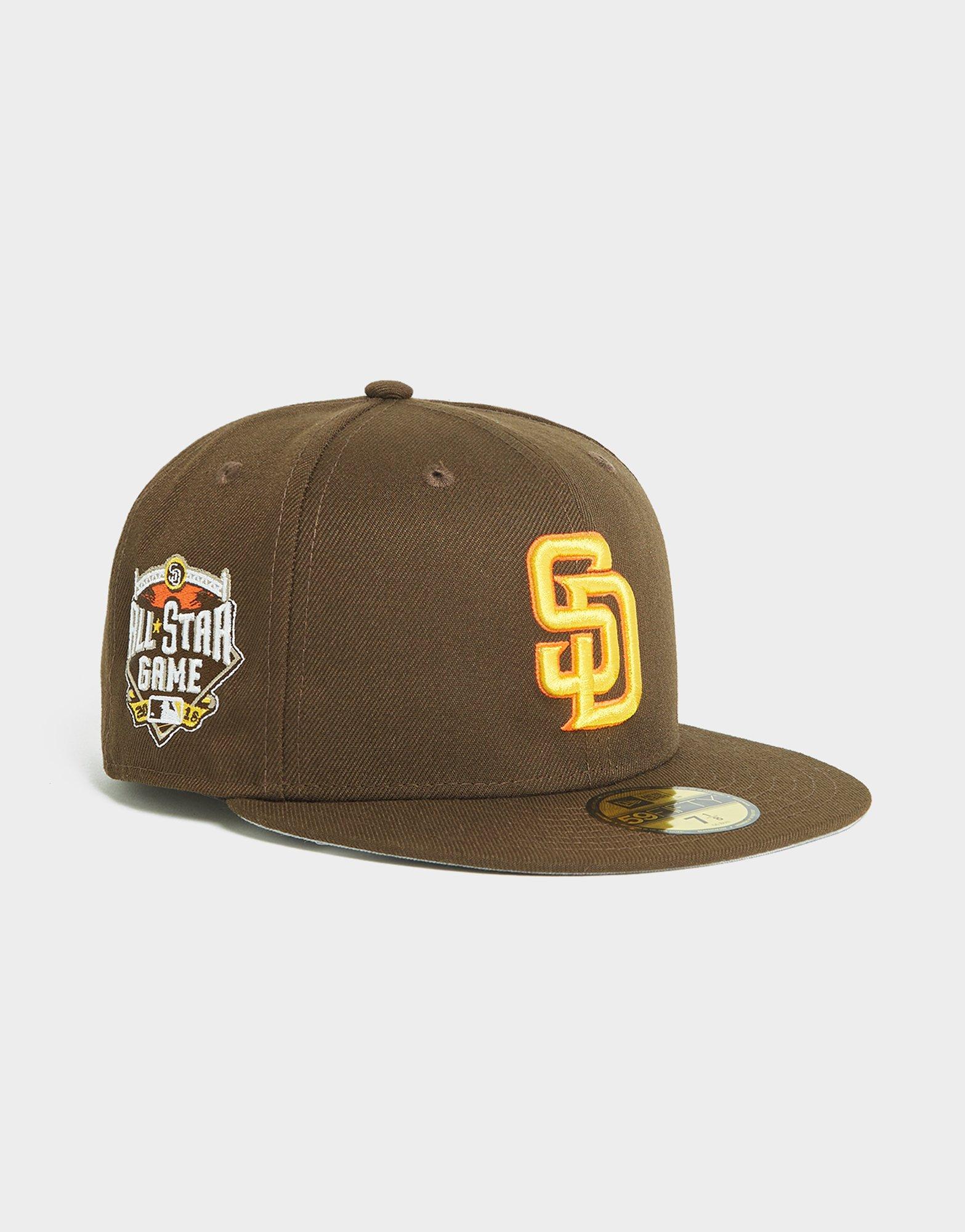 New Era Men's San Diego Padres Brown 59Fifty Low Crown Fitted Hat