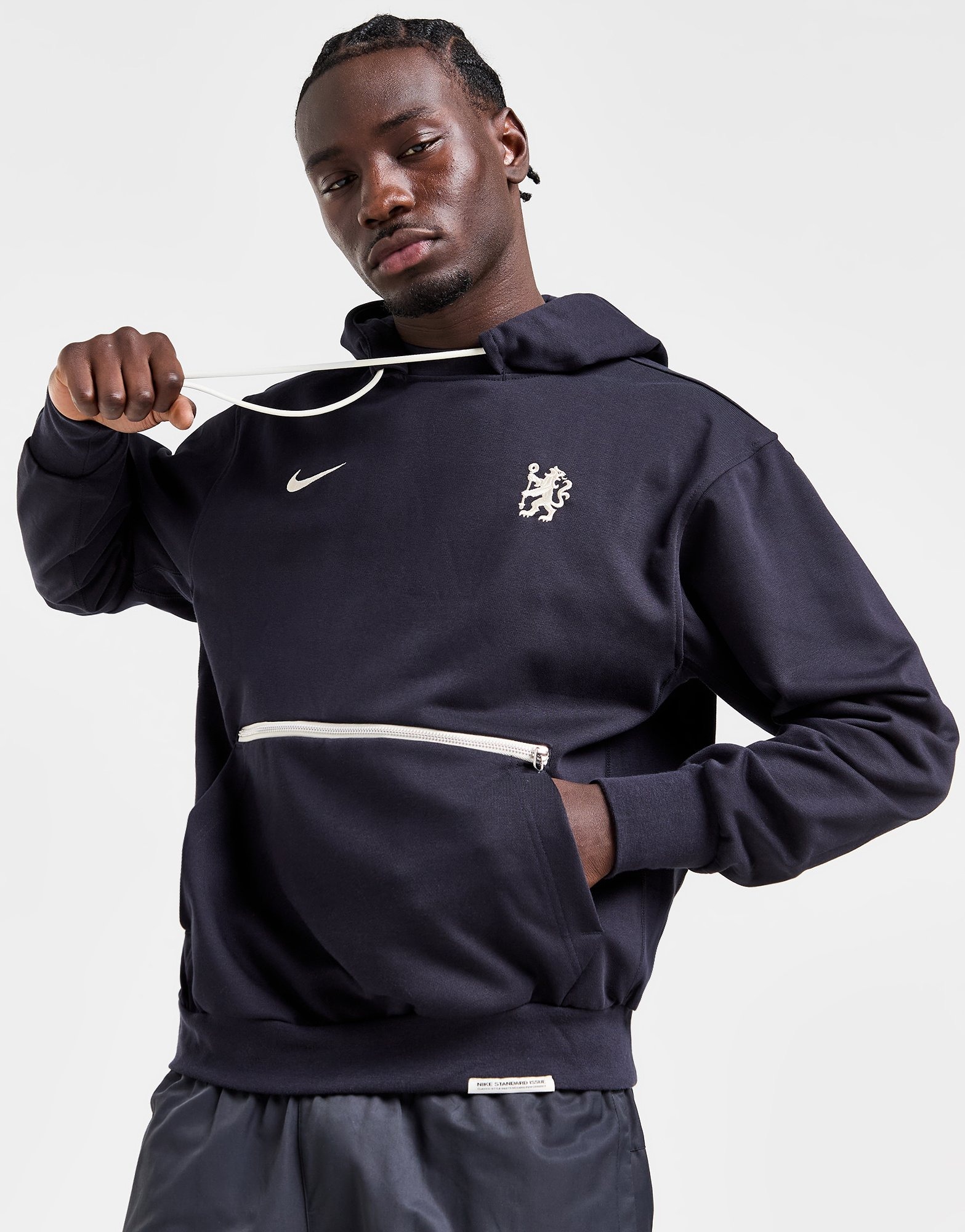 Brown Nike Chelsea FC Standard Issue Pullover Hoodie | JD Sports UK