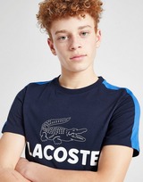 Blue Lacoste Croc Logo T-Shirt Junior - JD Sports