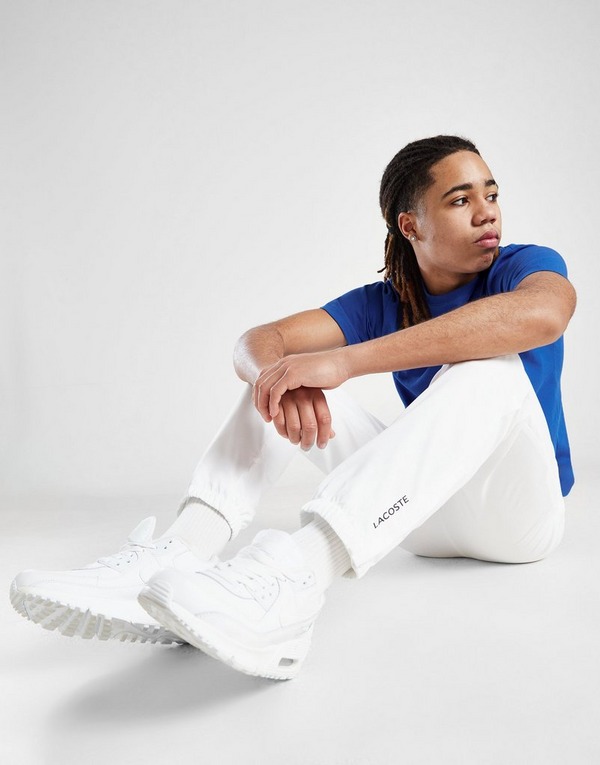 White Lacoste Woven Track Pants Junior - JD Sports Global