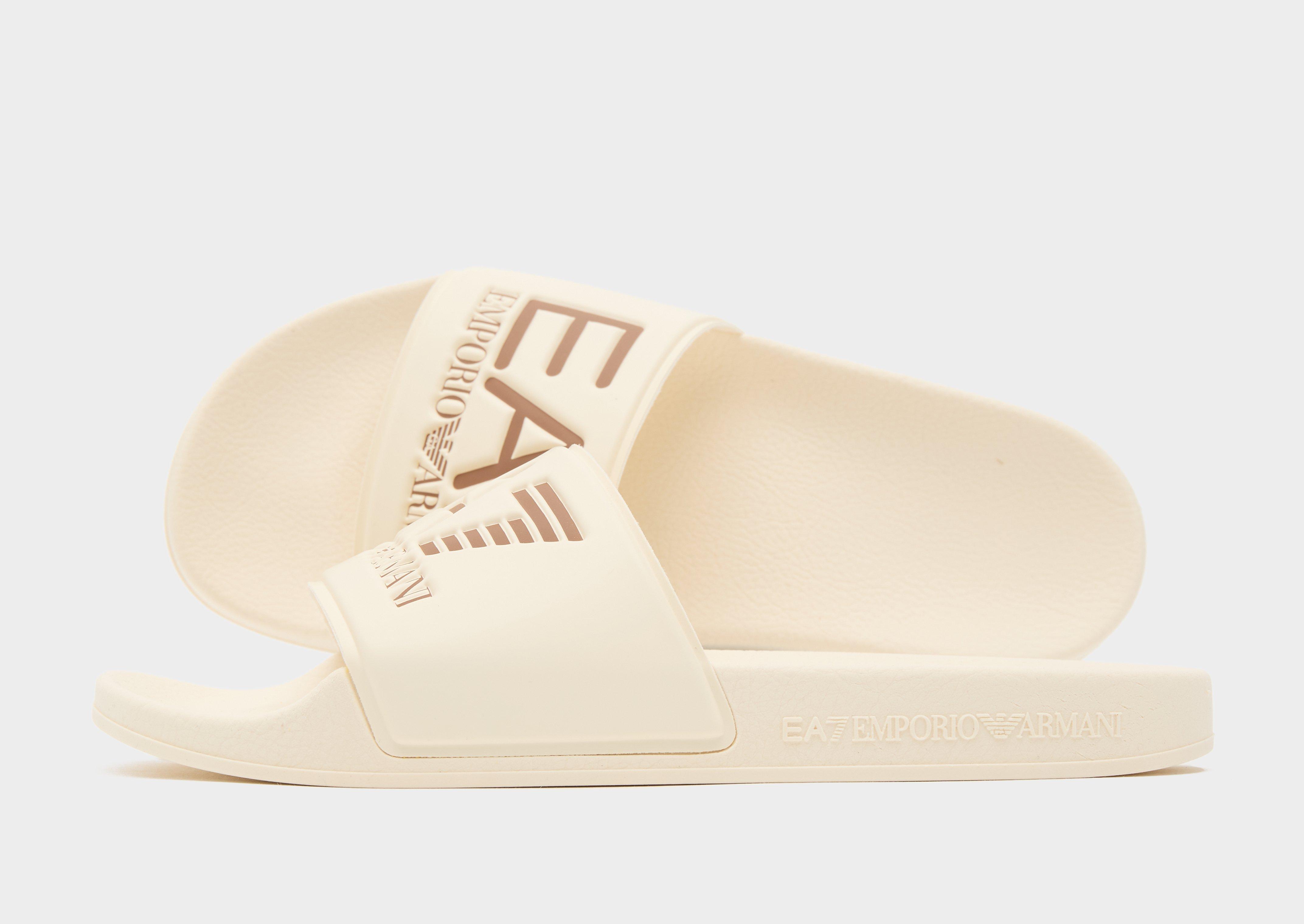 Brown Emporio Armani EA7 Seaworld Slides Women s JD Sports UK