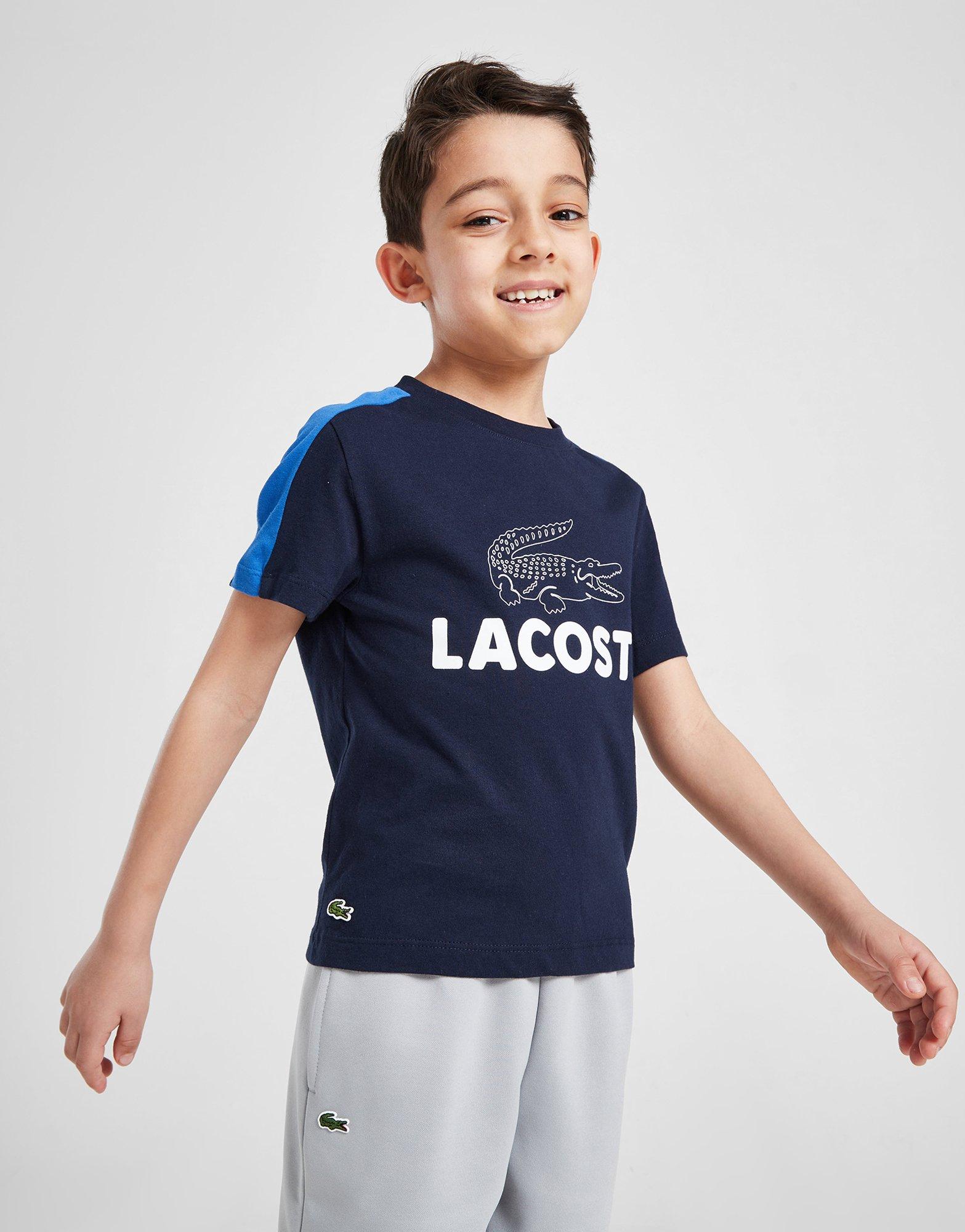 Lacoste Cut & Sew Croc T-Shirt Children