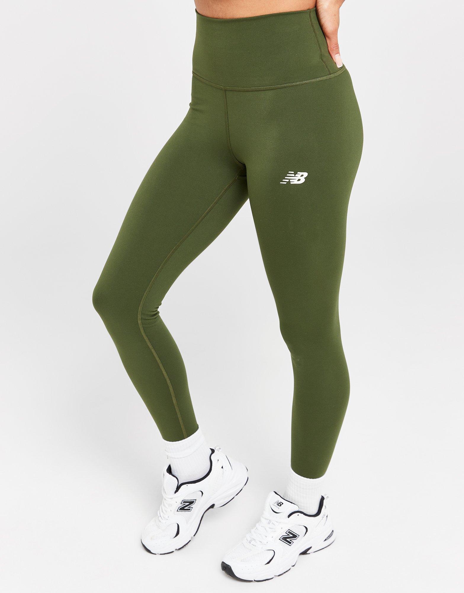 Green New Balance Linear Tights - JD Sports Global