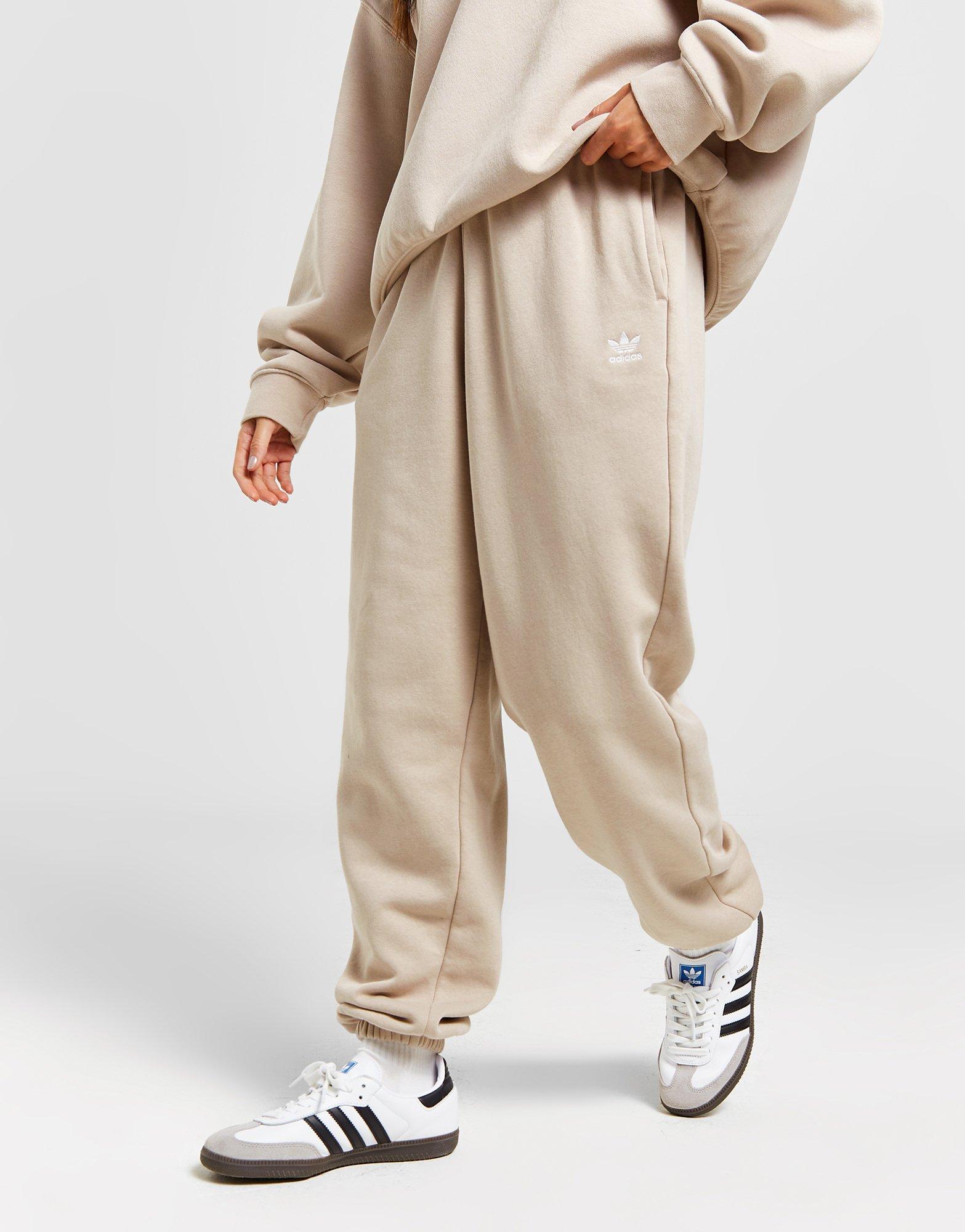 Brown adidas Originals Trefoil Essential Joggers JD Sports UK