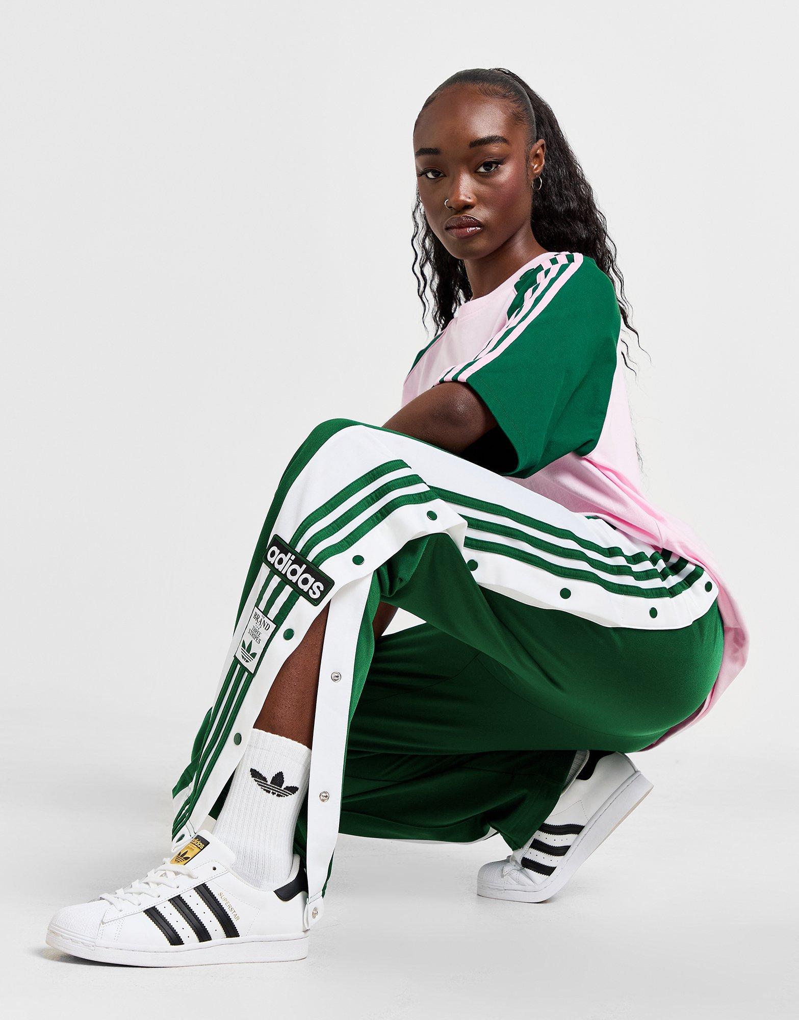 Girl in adidas pants online