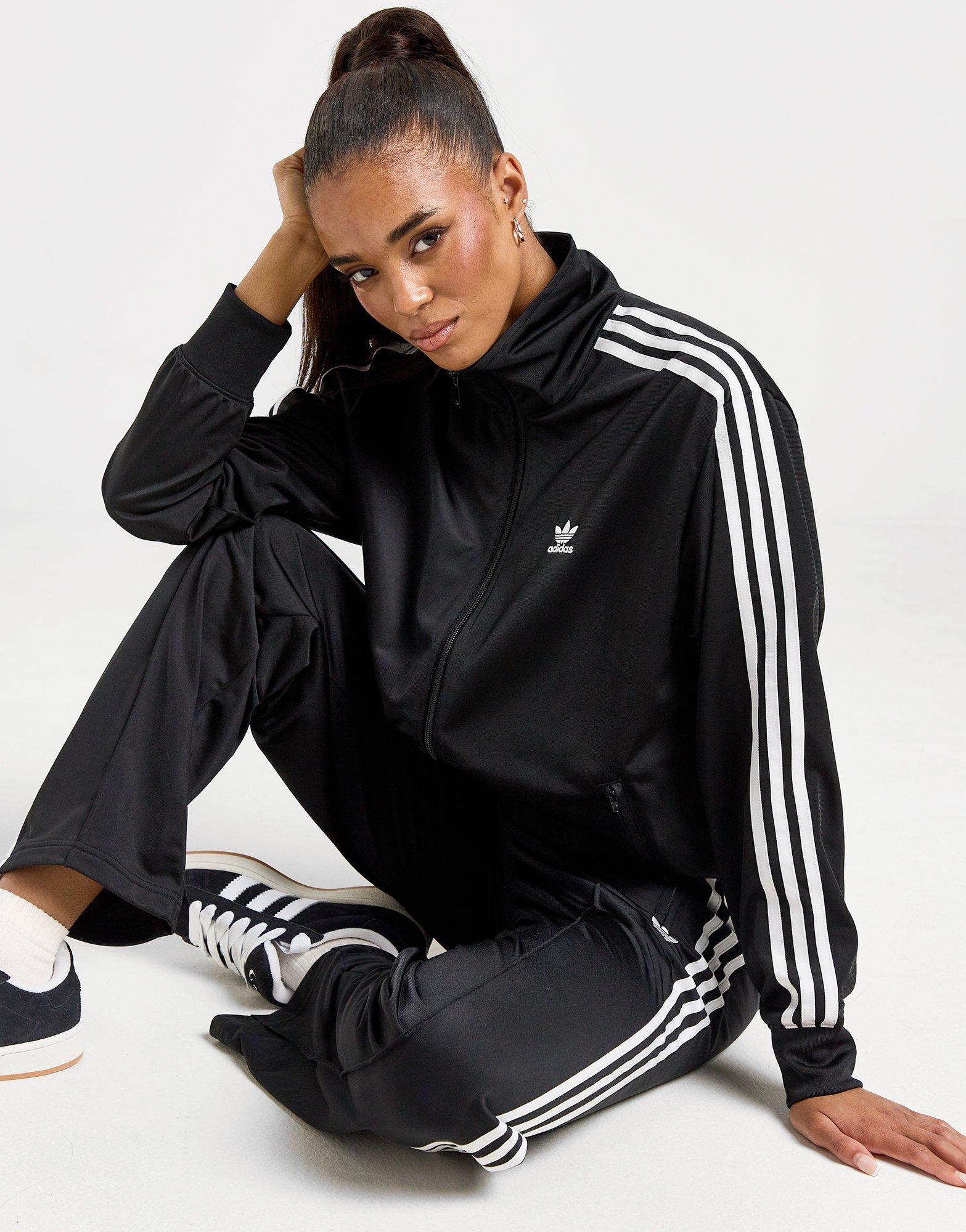 Black adidas Originals Firebird Track Top - JD Sports